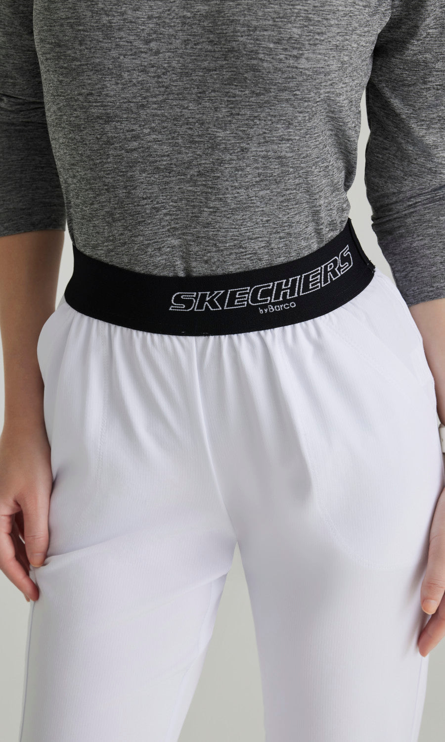 Skechers SK202 Breeze Scrub Pants White