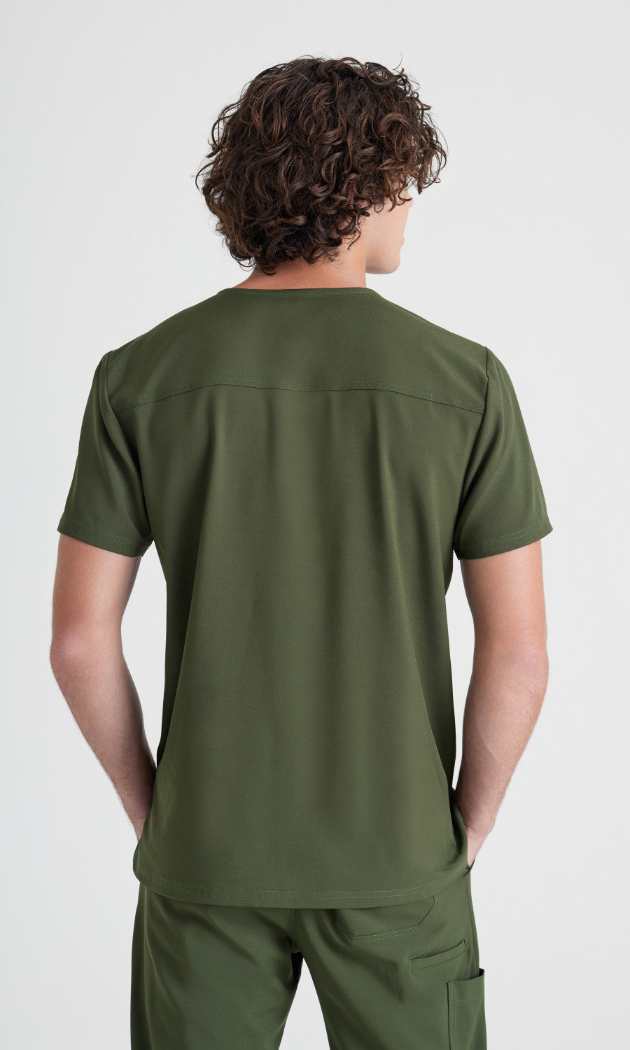 Grey's Anatomy Evolve GSST179 Journey Scrub Top Fern