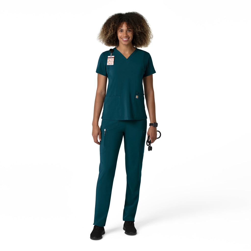Force Cross-Flex C53210 Straight Leg Cargo Scrub Pants Caribbean