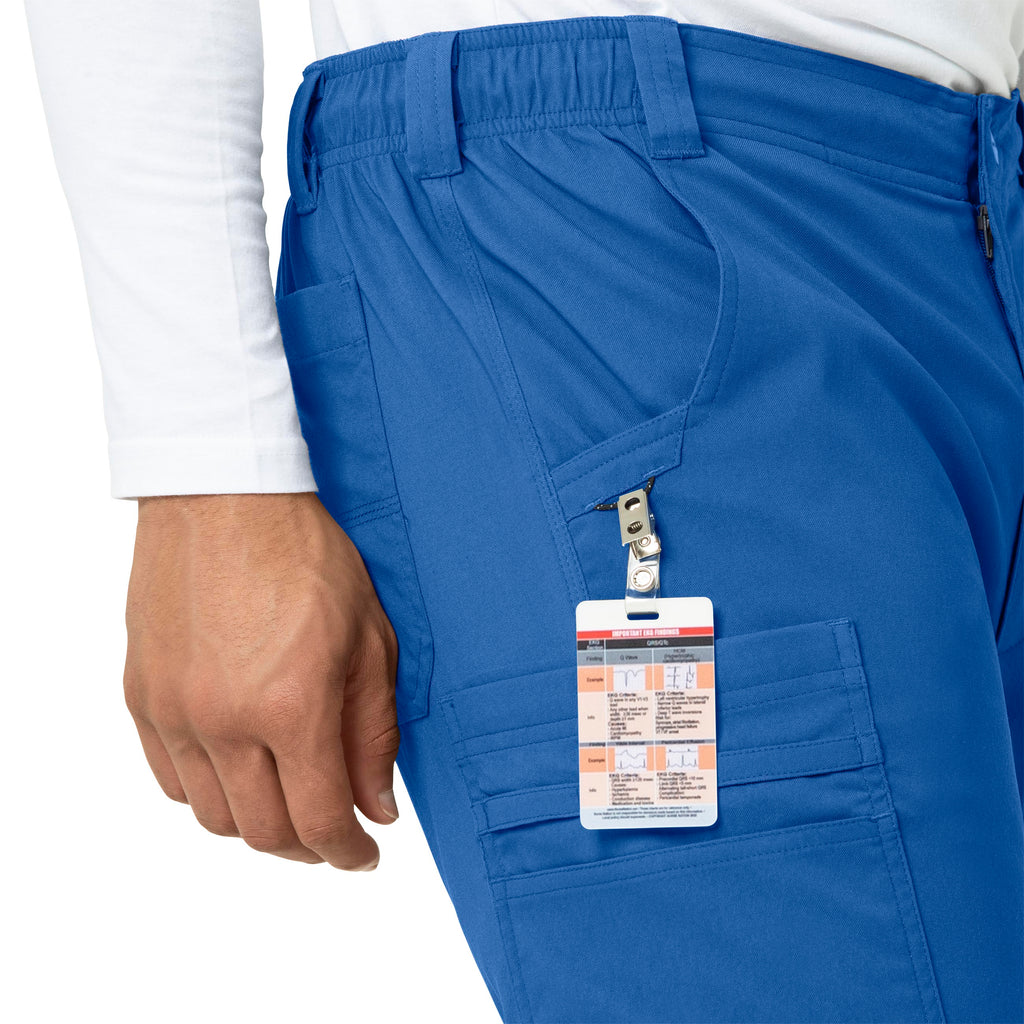 Rugged Flex Peak C55037 Men's Straight Leg Cargo Scrub Pants Royal