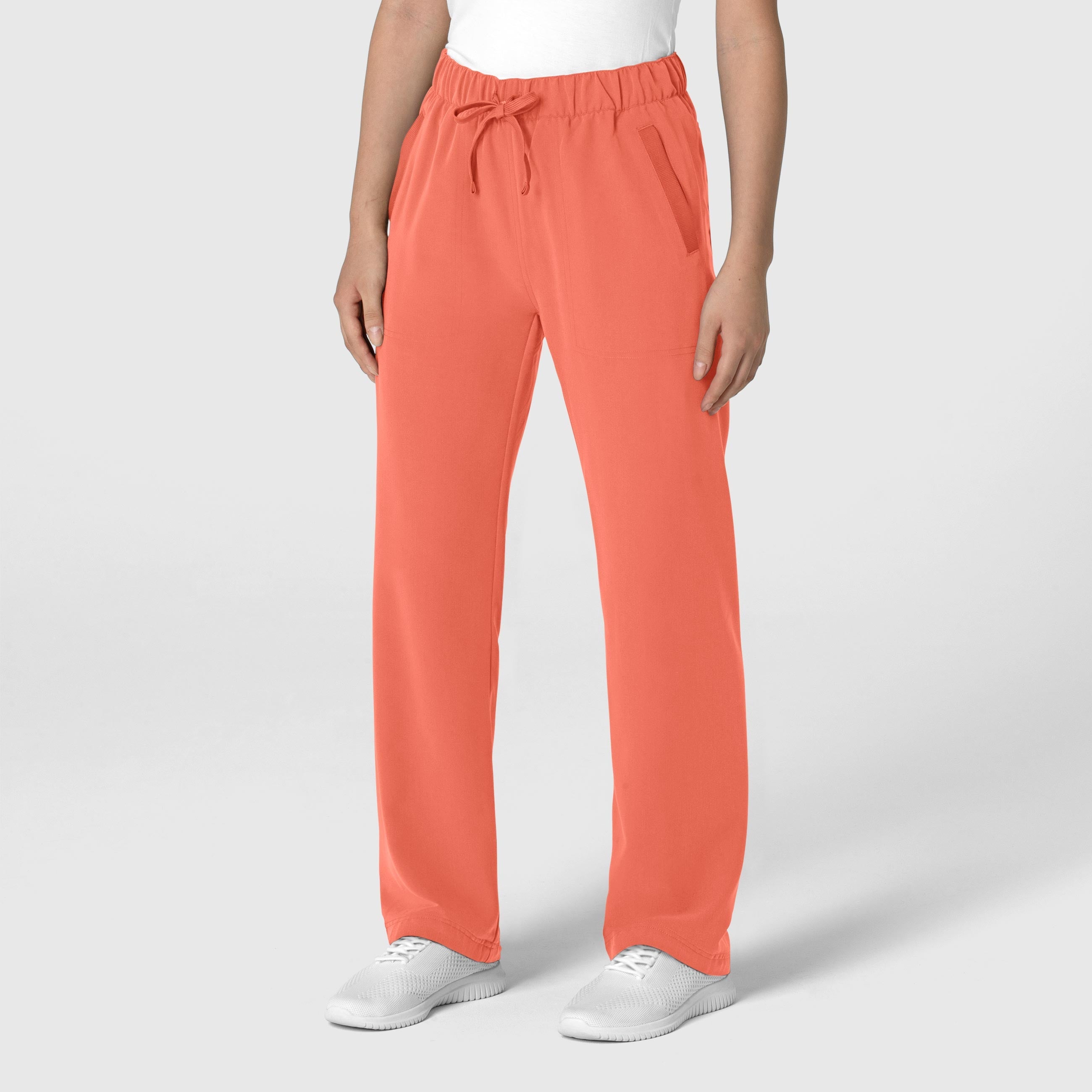 Nova 5232 Stovepipe High-Low Hem Scrub Pants Sugar Coral