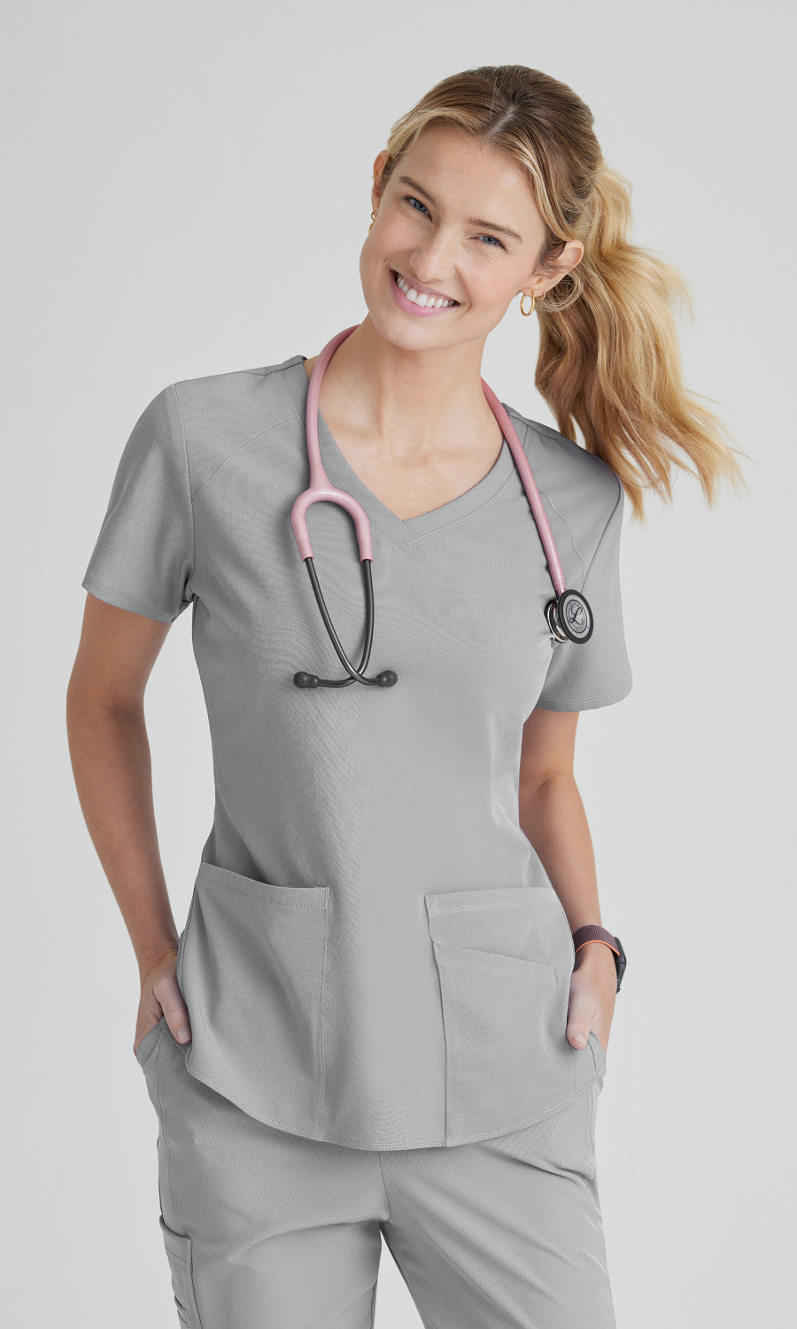 Skechers SK101 Breeze Scrub Top Moonstruck