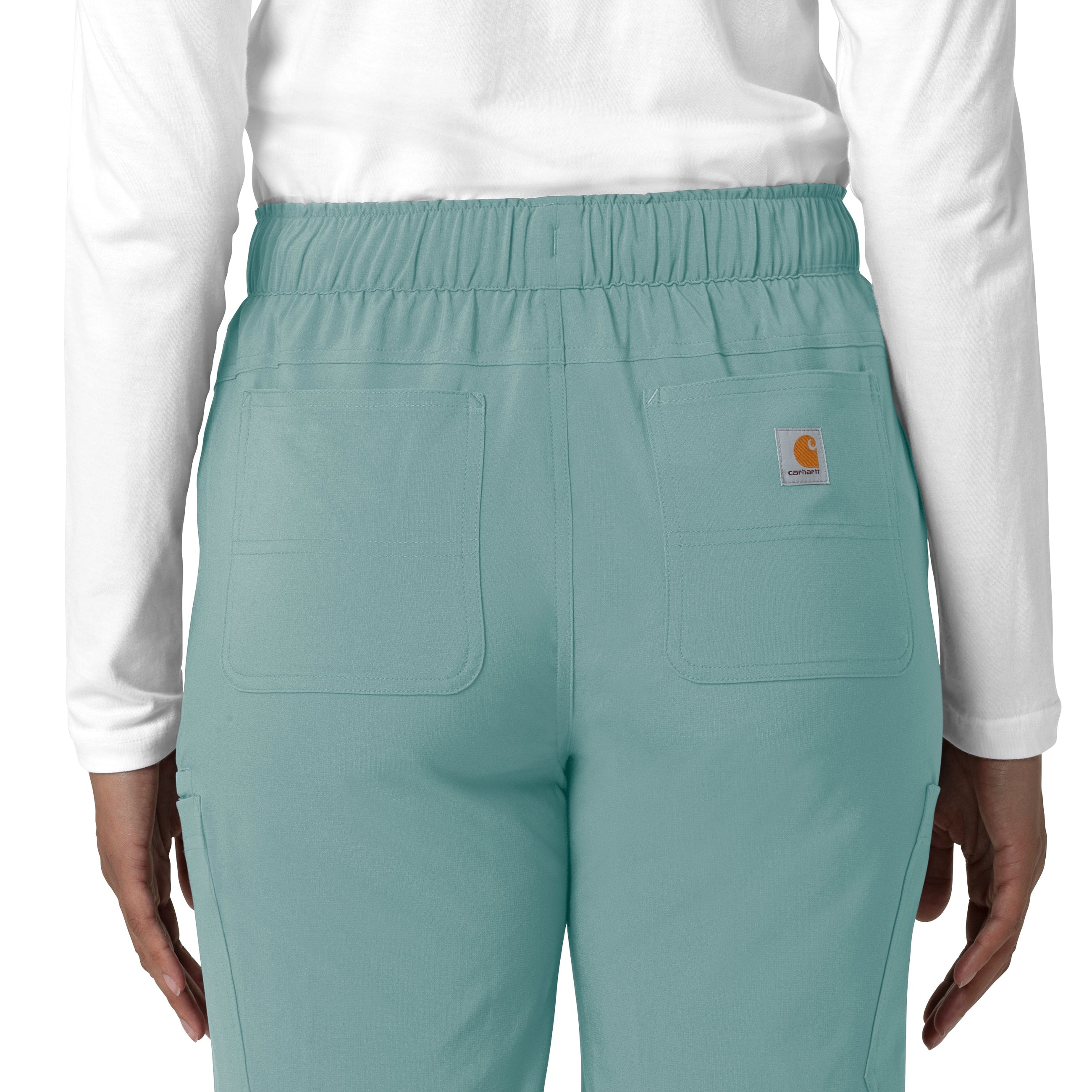 Force Cross-Flex C53210 Straight Leg Cargo Scrub Pants Summer Blue