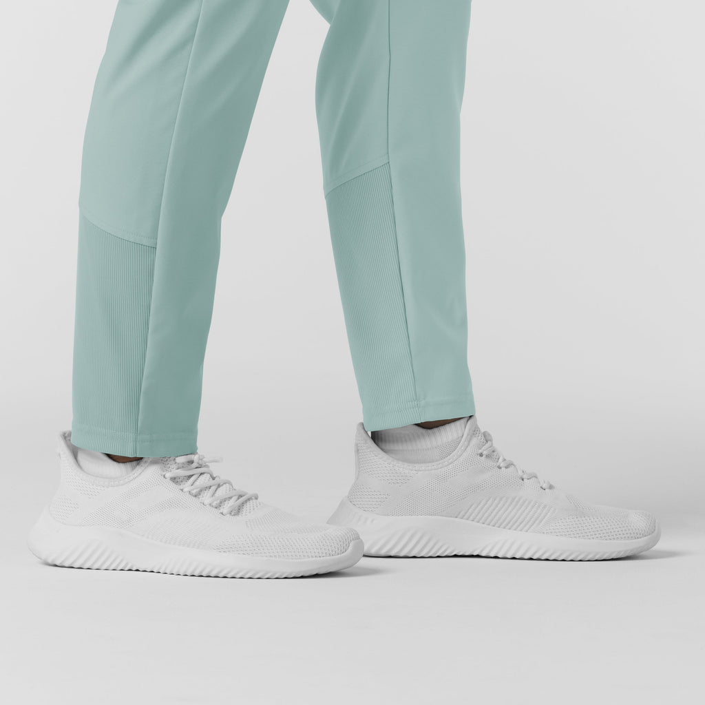 W123 5045 Flex-n-Reach Track Scrub Pants Sky Blue