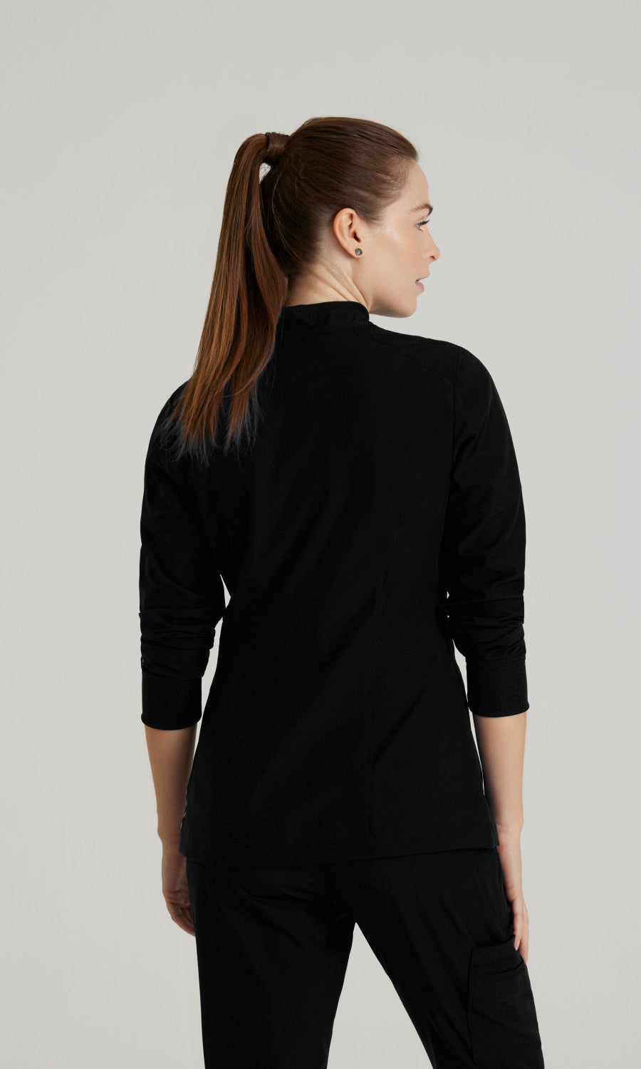 Barco One BOW894 Venture Scrub Jacket Black