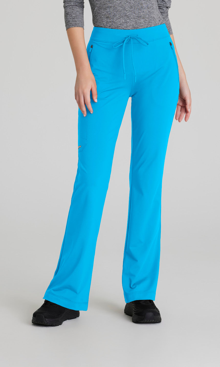 Skechers Slip-Ins Knits SKP656 Glide Knit Flare Scrub Pants Bold Azure