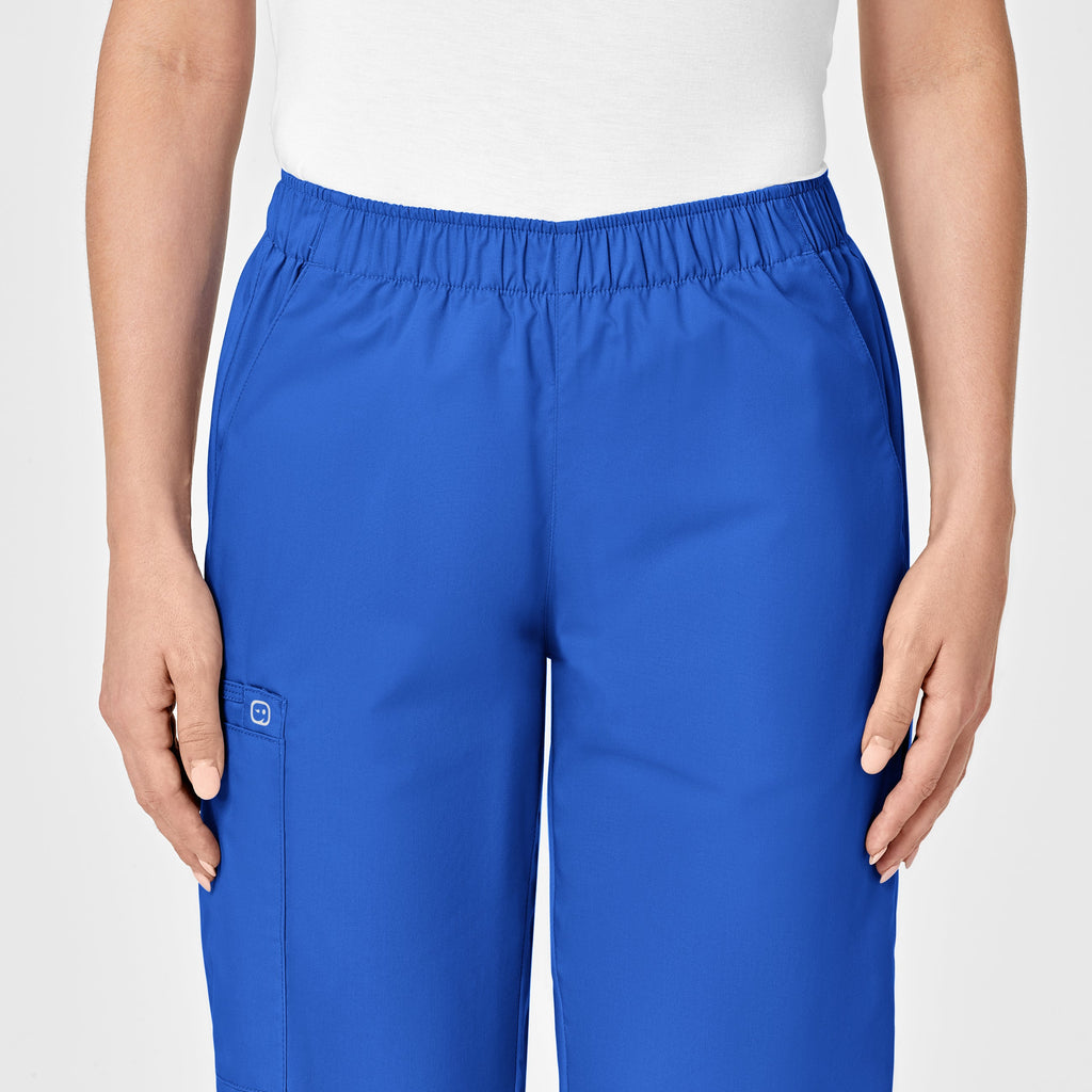 WonderWORK 501 Pull-On Cargo Scrub Pants Royal