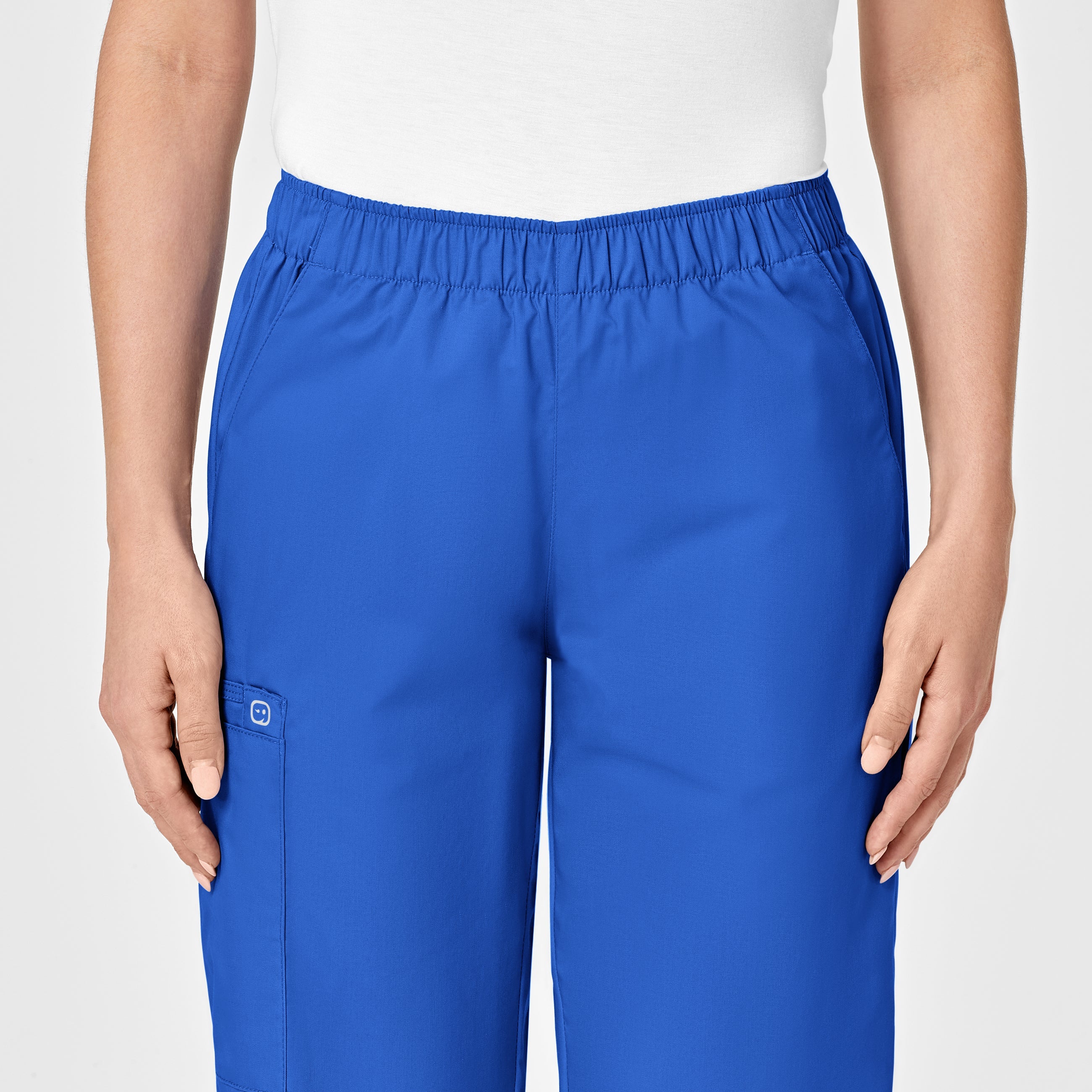WonderWORK 501 Pull-On Cargo Scrub Pants Royal