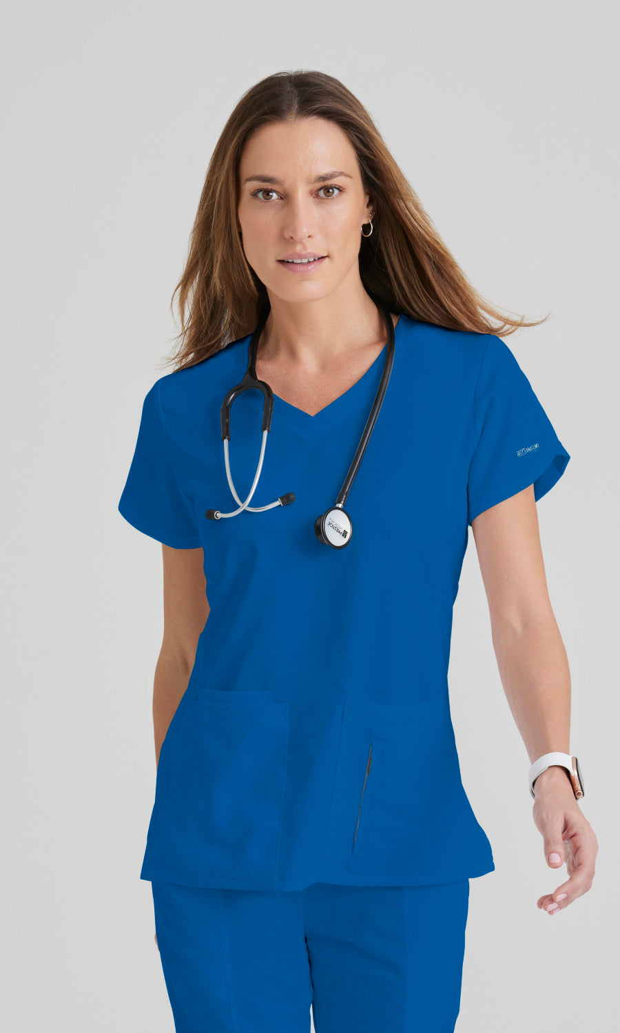 Grey's Anatomy 41423 Cora Scrub Top New Royal