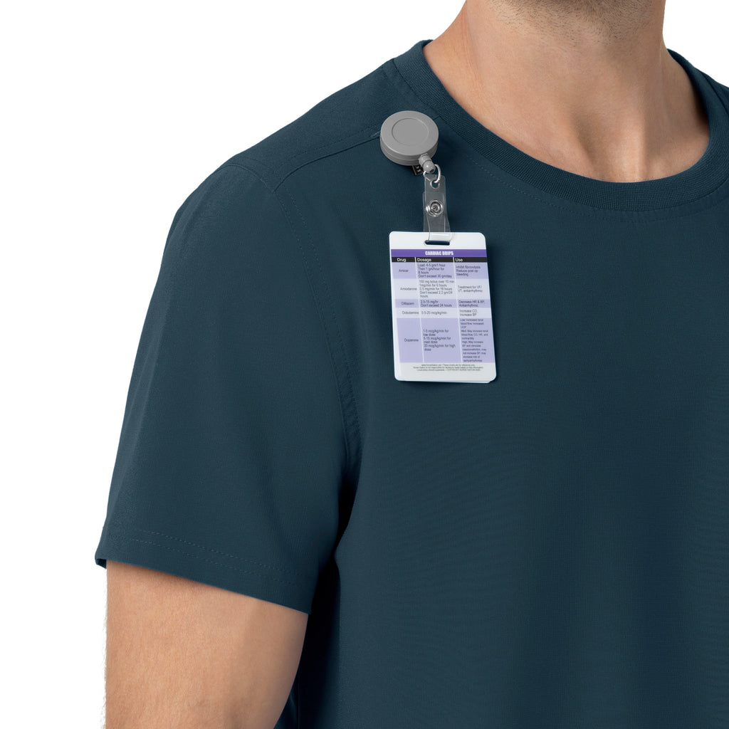 Force Cross-Flex C16510 Men's Crew Neck Scrub Top Navy