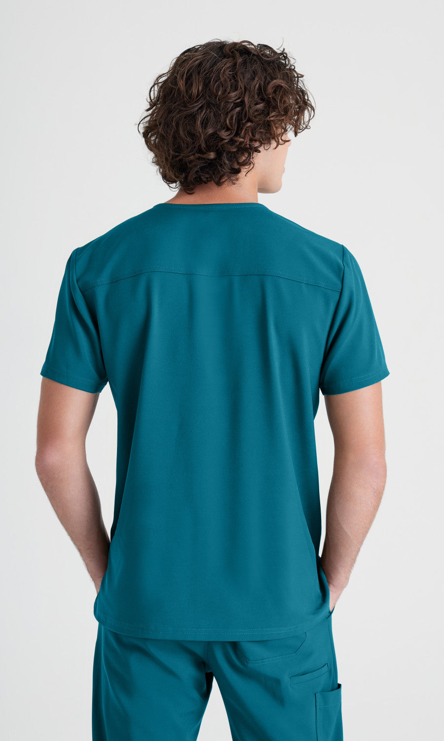 Grey's Anatomy Evolve GSST179 Journey Scrub Top Bahama