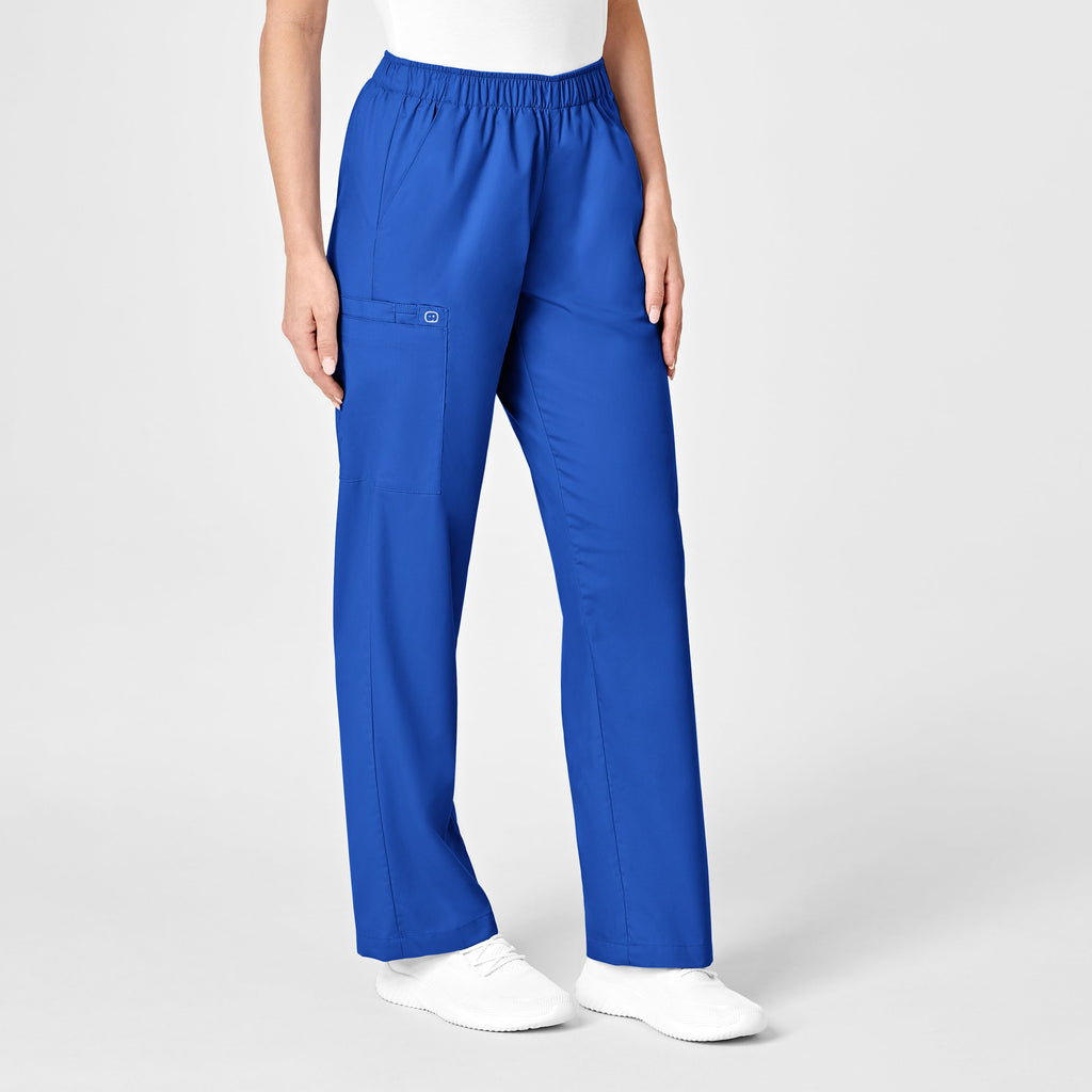 WonderWORK 501 Pull-On Cargo Scrub Pants Royal