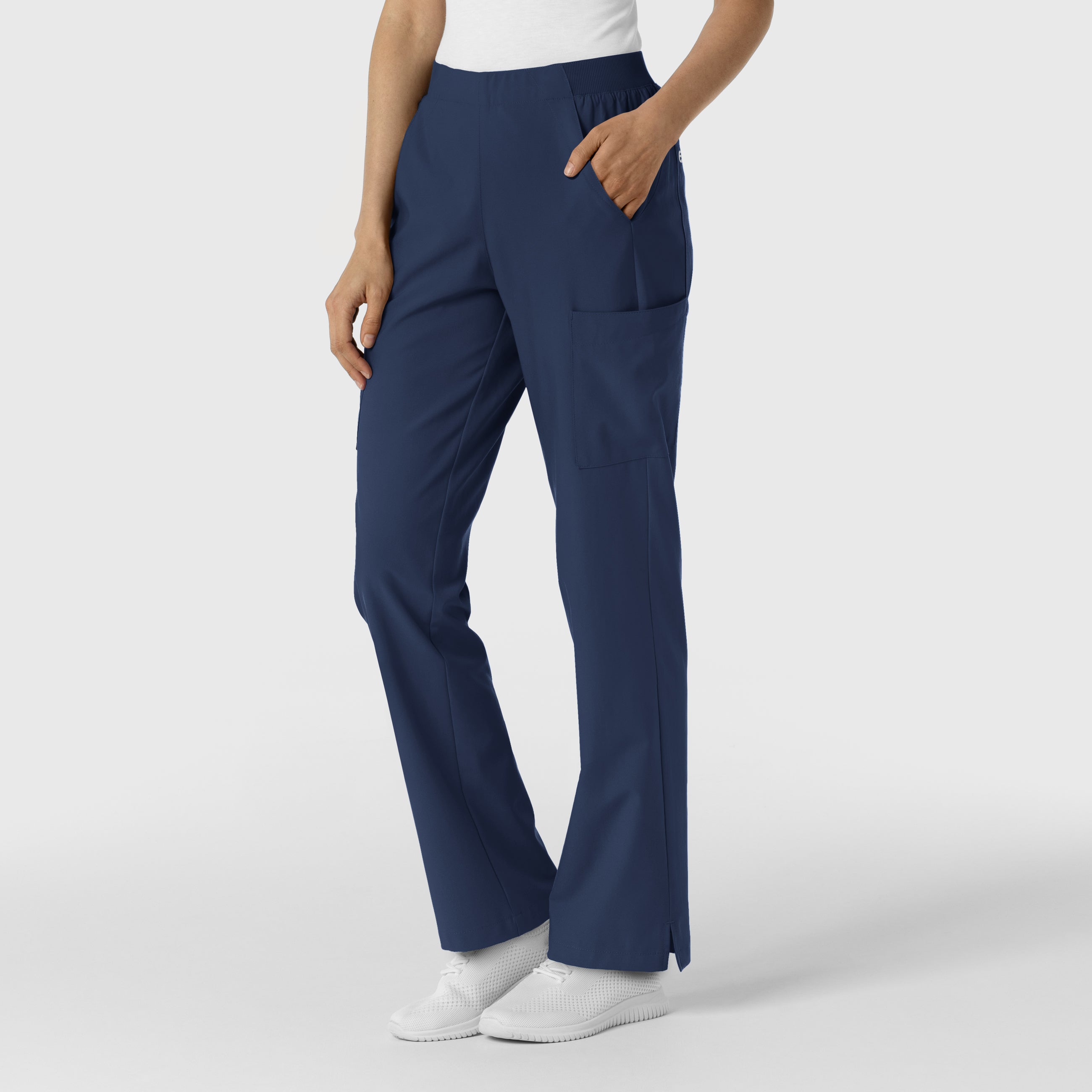 W123 5145 Cargo Utility Scrub Pants Navy