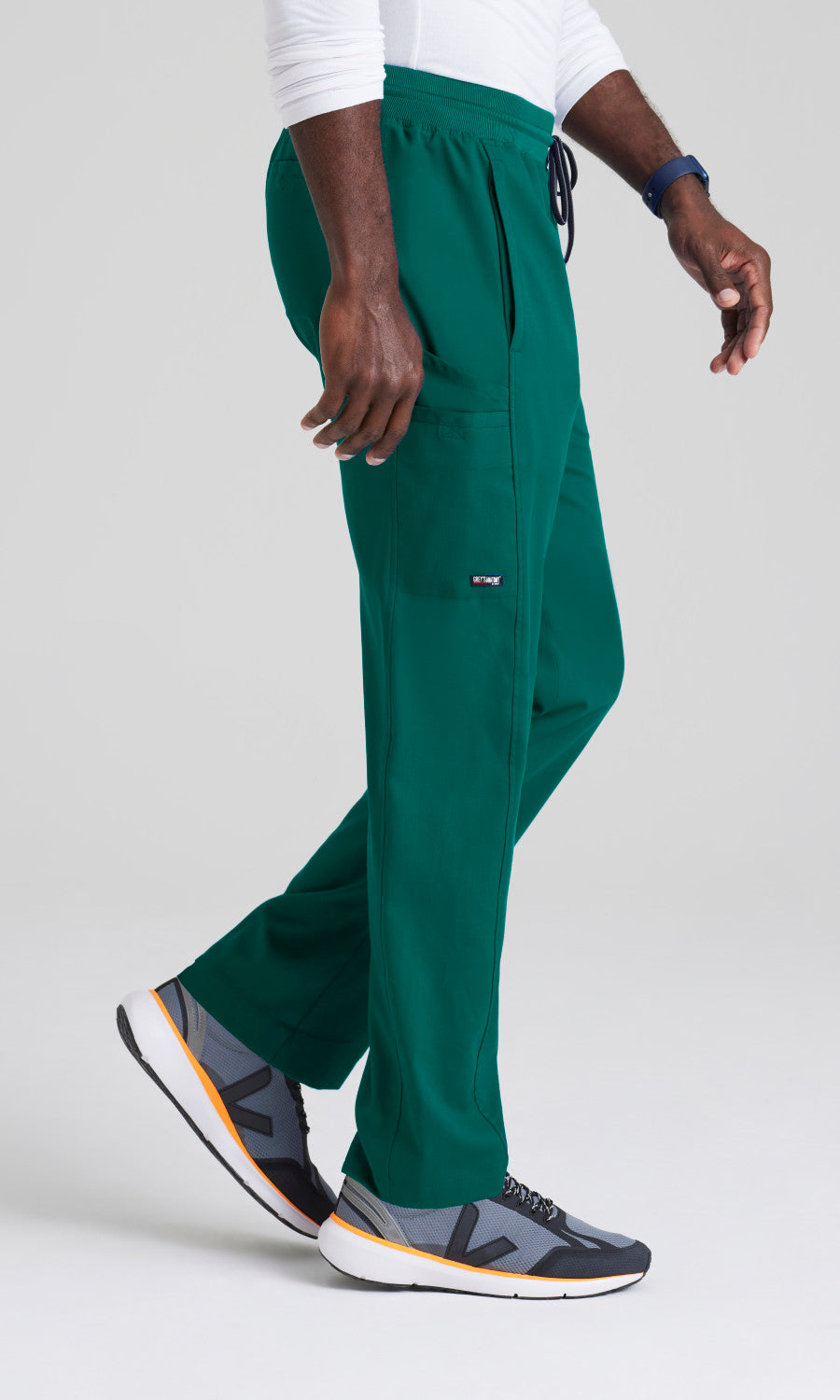 Grey's Anatomy Stretch GRSP617 Hudson Scrub Pants Hunter Green