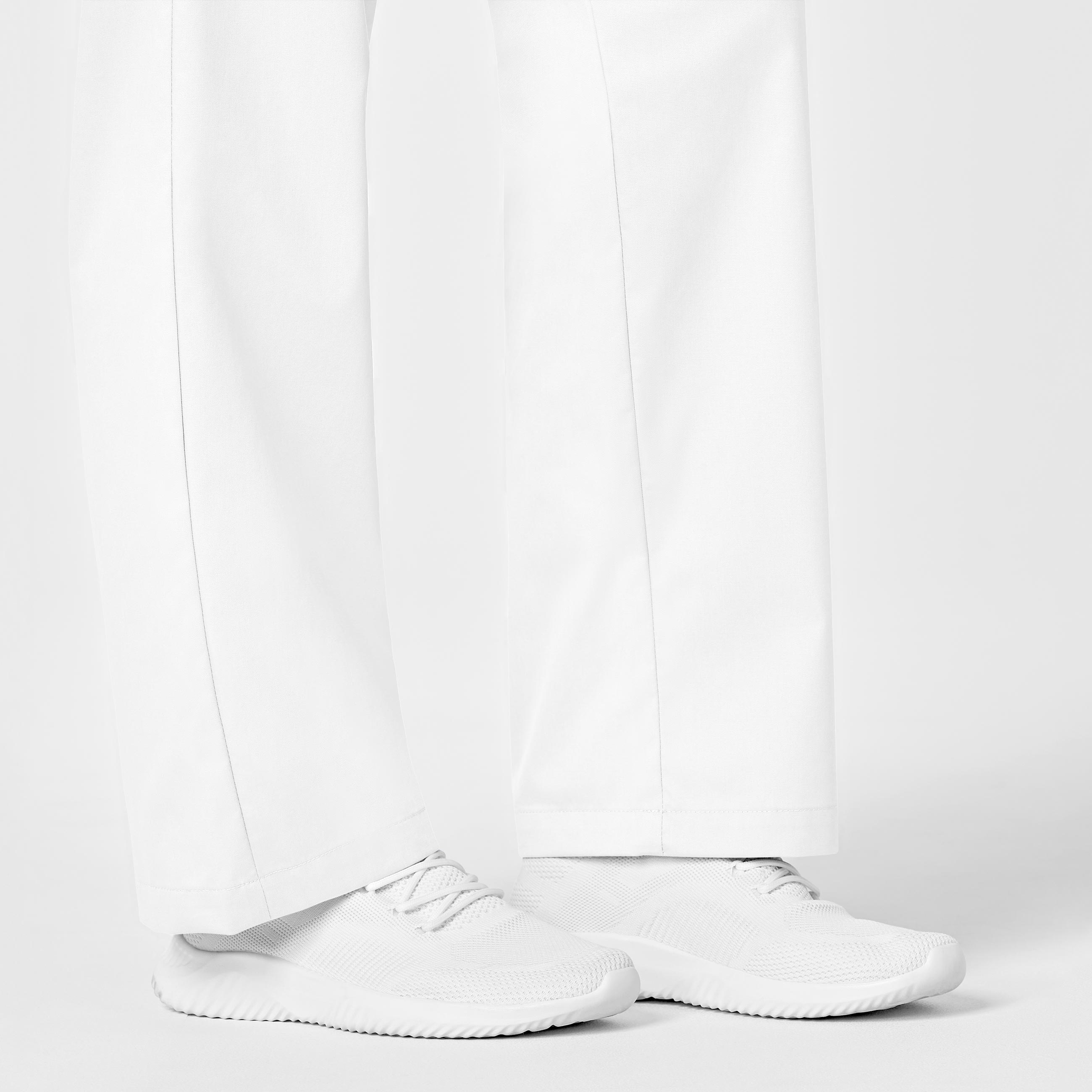 WonderWORK 501 Pull-On Cargo Scrub Pants White