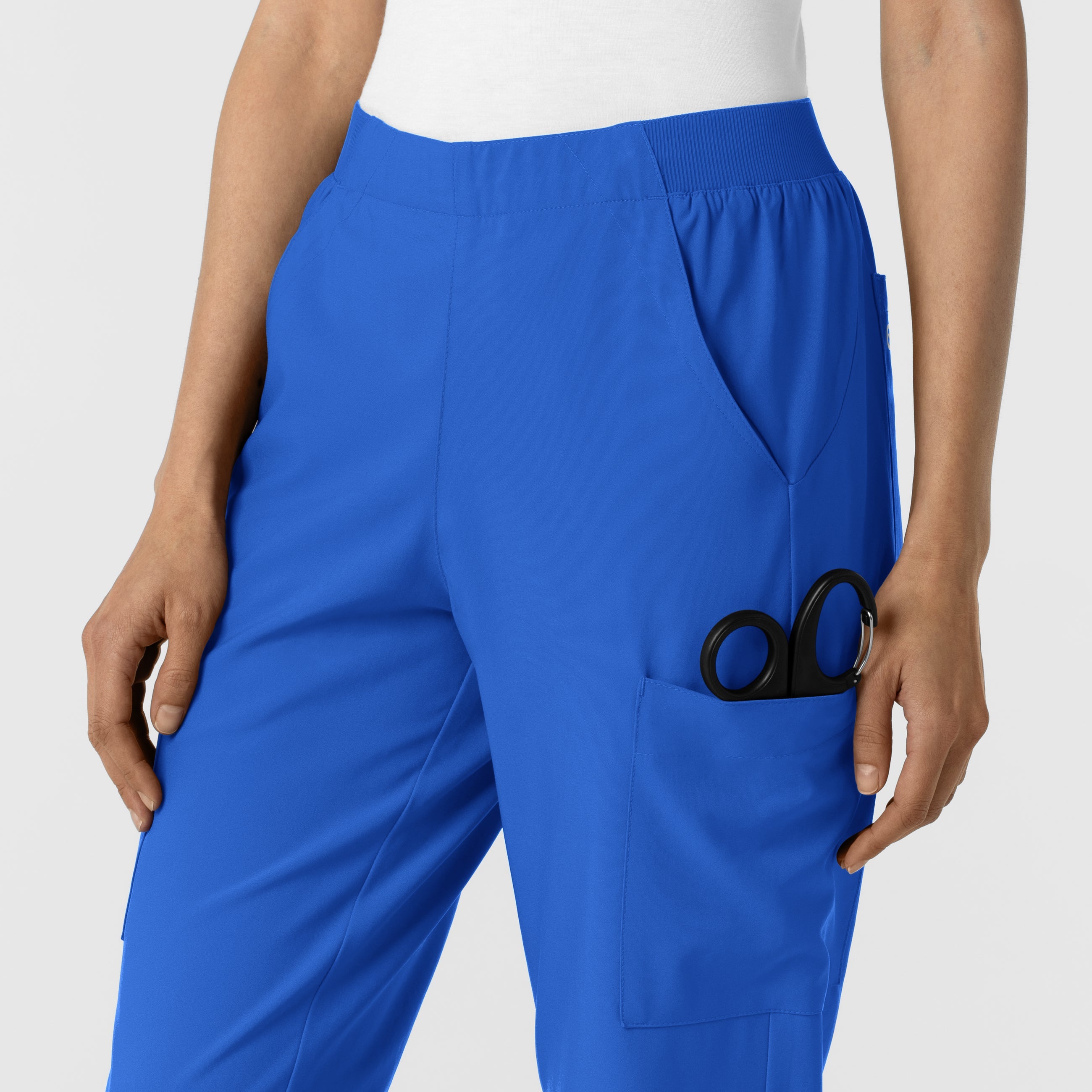W123 5145 Cargo Utility Scrub Pants Royal
