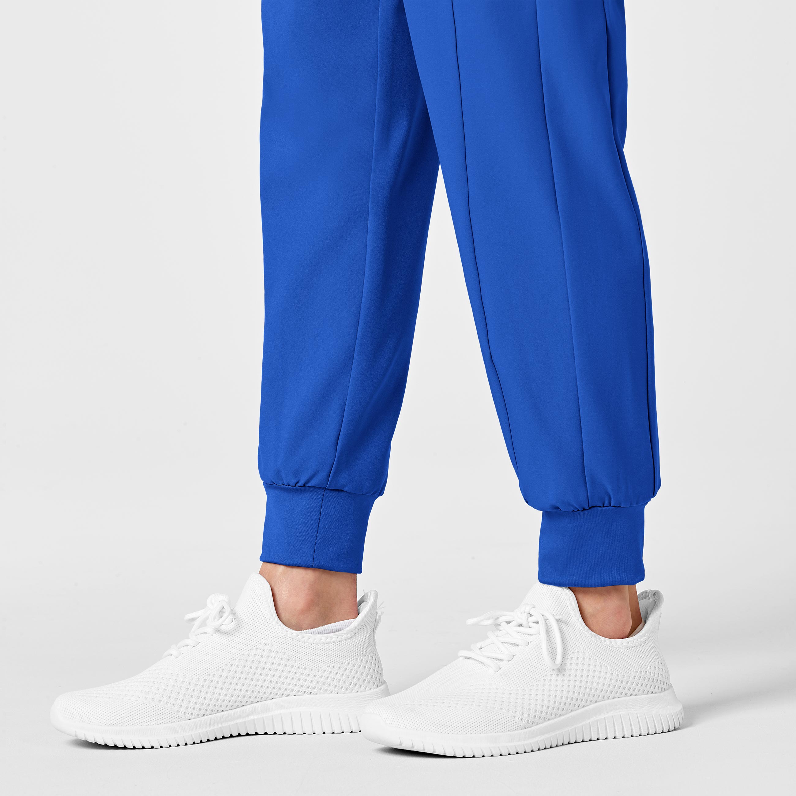 W123 5455 Maternity Jogger Scrub Pants Royal