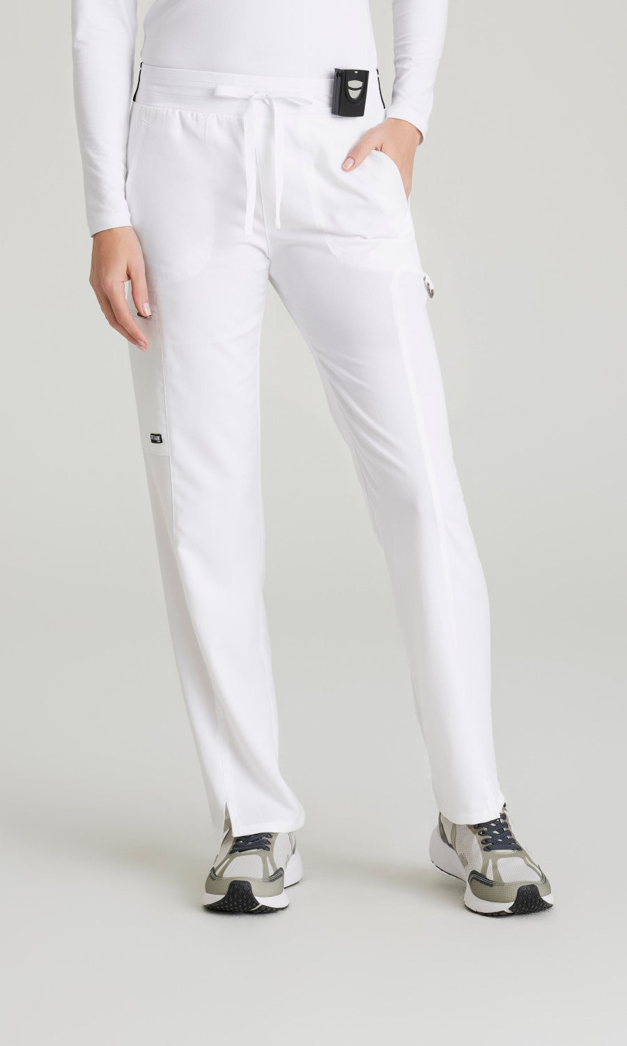 Grey's Anatomy Stretch GRSP500 Kim Scrub Pants White