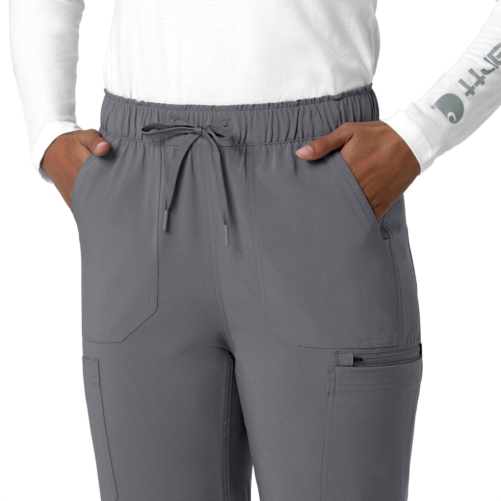 Force Cross-Flex C53210 Straight Leg Cargo Scrub Pants Pewter