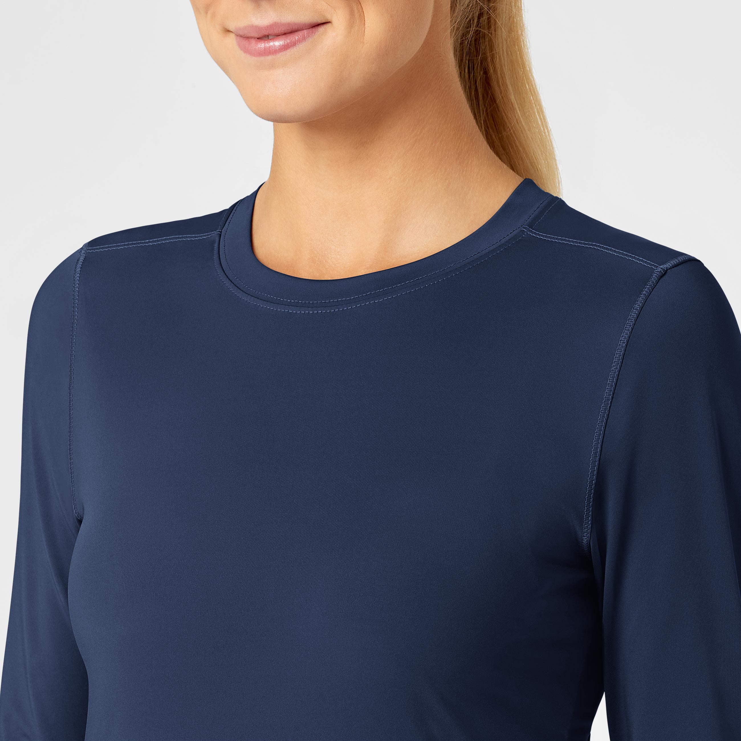 Layers 2029 Performance Long Sleeve Tee Navy