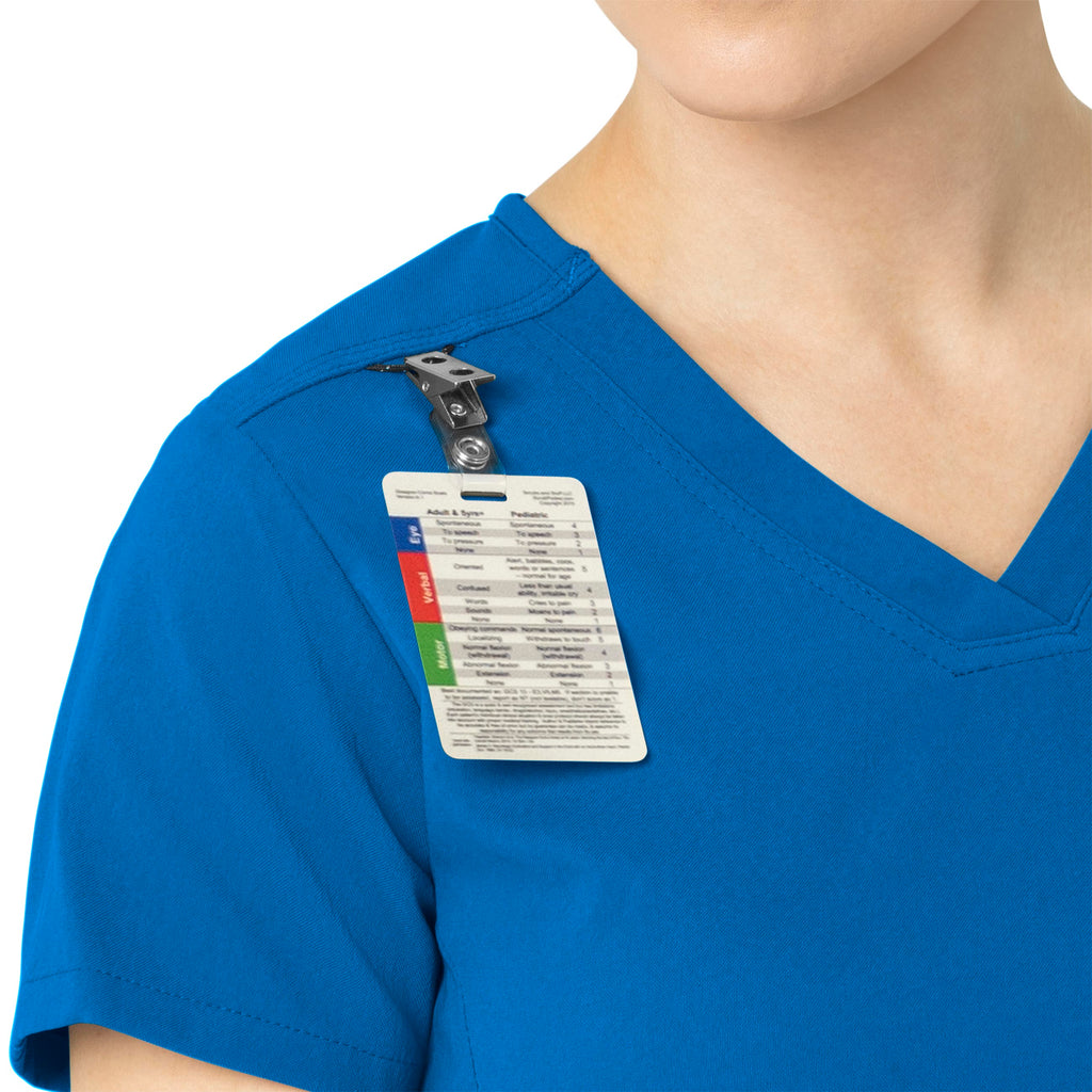 Rugged Flex Peak C12137 Tuck-In Scrub Top Royal