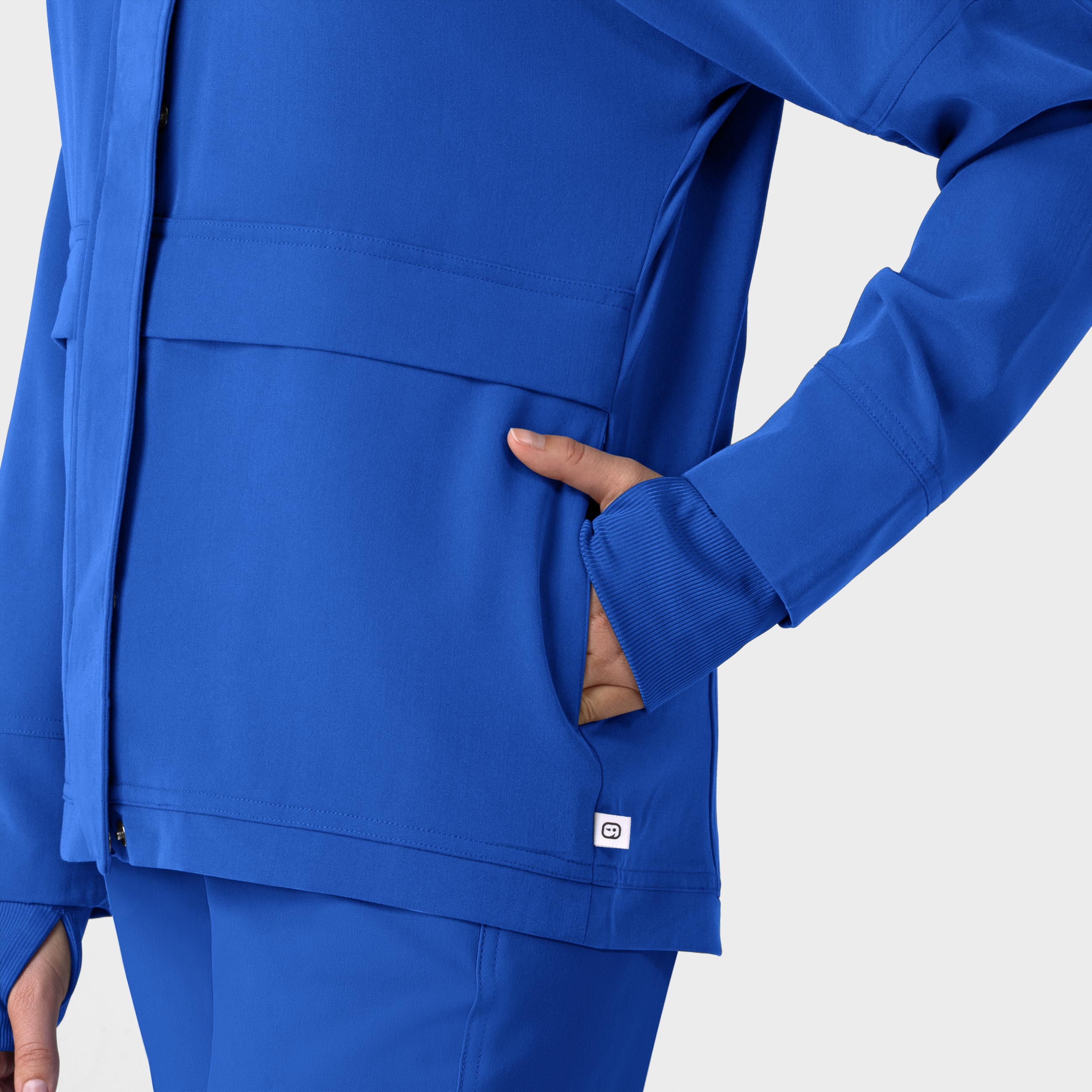 Layers 8132 Germs Happen Packable Scrub Jacket Royal