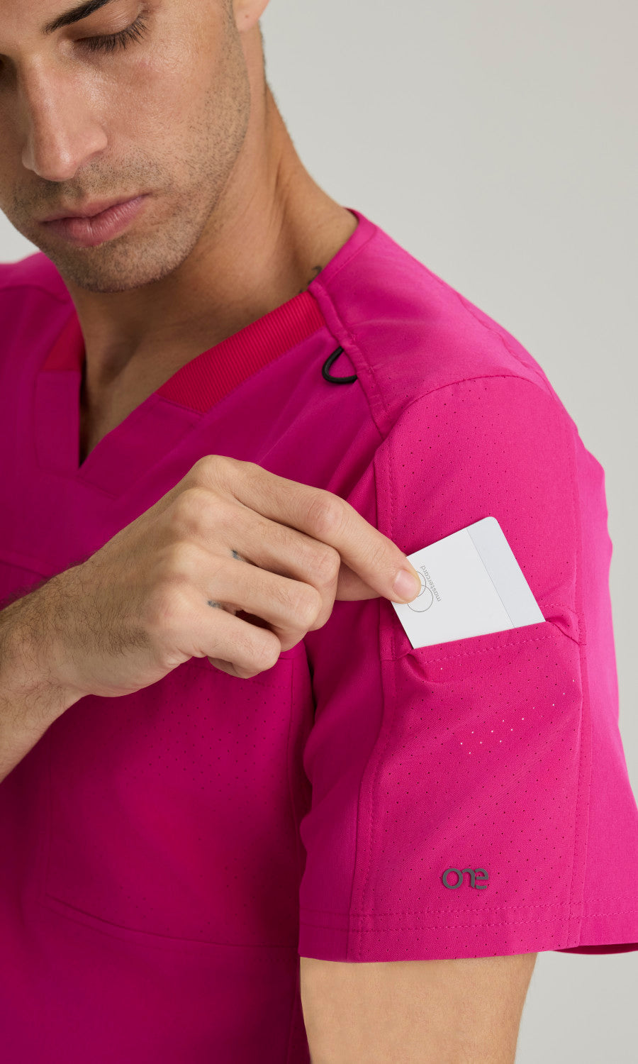 Barco One BOT195 Velocity Scrub Top Prestige Pink