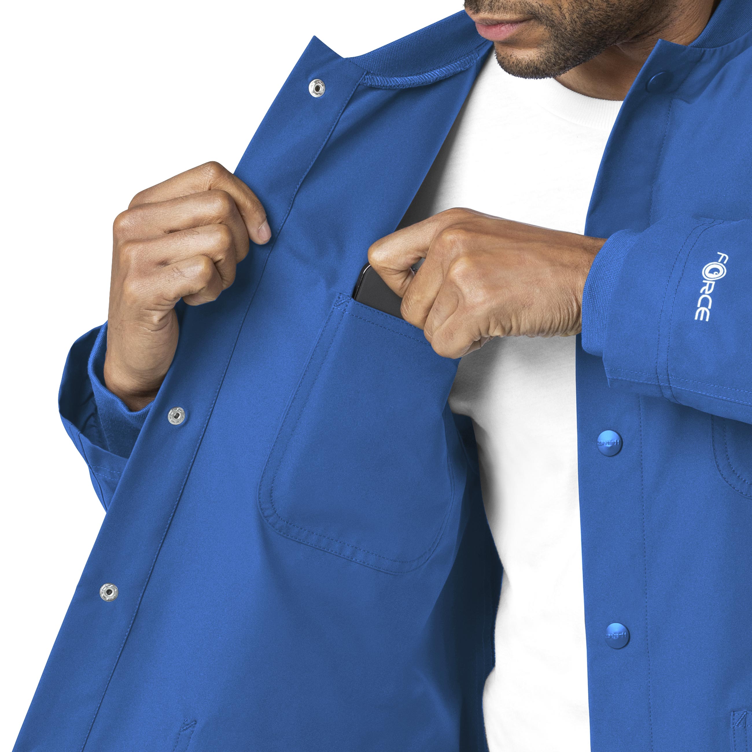 Force Essentials C85013 Unisex Chore Coat Royal