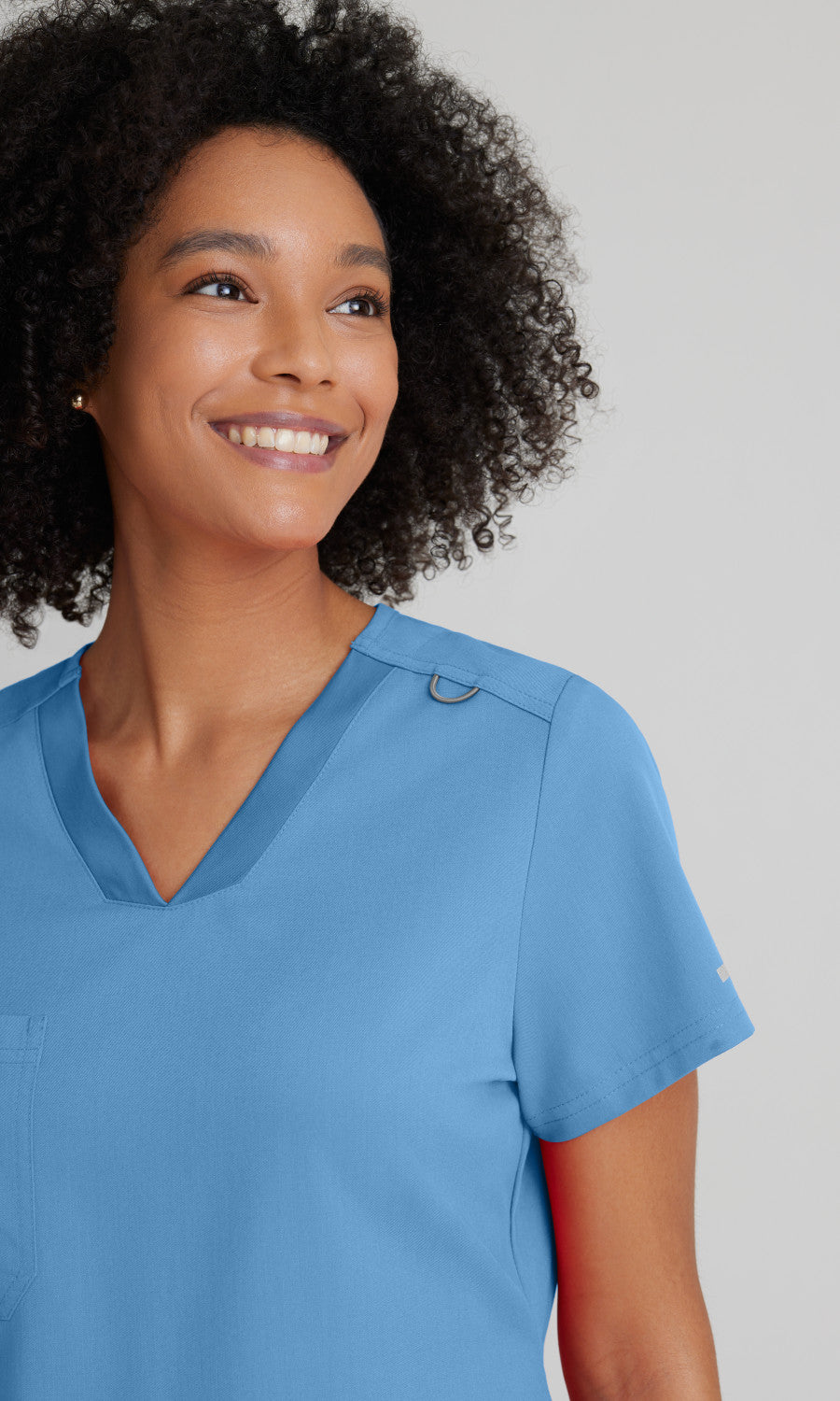 Grey's Anatomy Stretch GVST028 Bree Scrub Top Ciel Blue