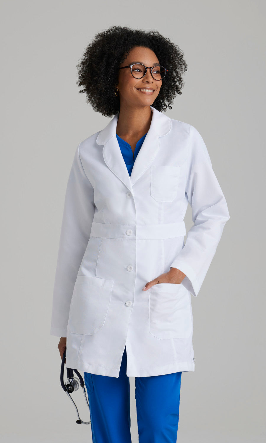 Grey's Anatomy 4481 Lily Lab Coat White