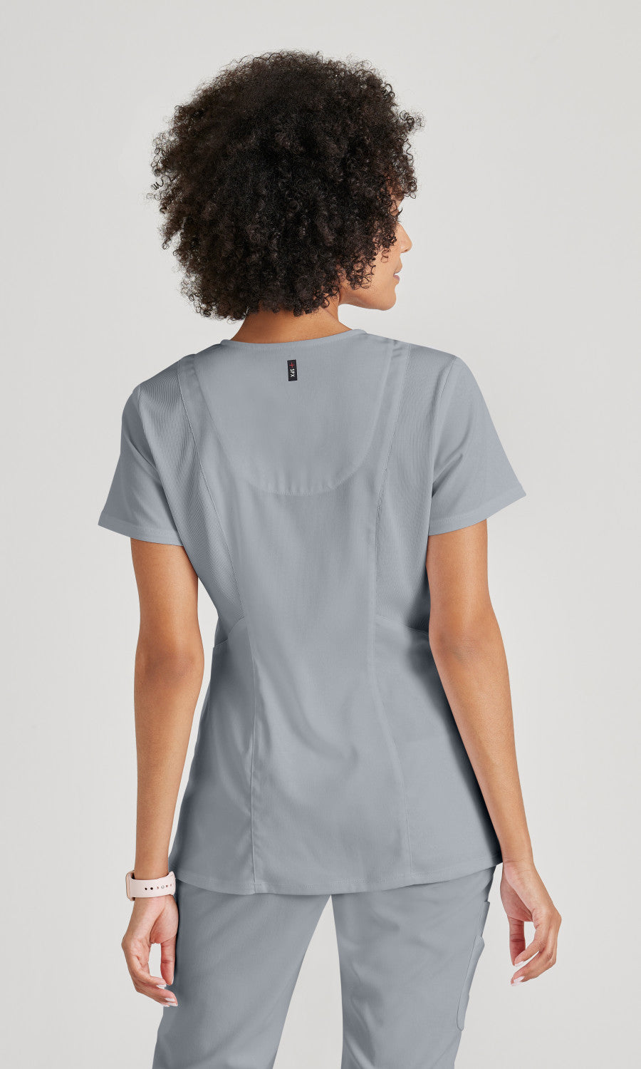 Grey's Anatomy Stretch GRST045 Serena Scrub Top Moonstruck