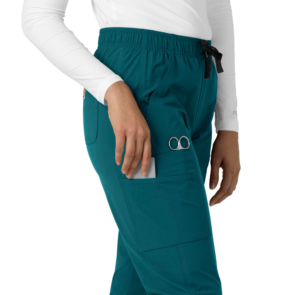 Force Essentials C51213 Straight Leg Scrub Pants Caribbean Blue