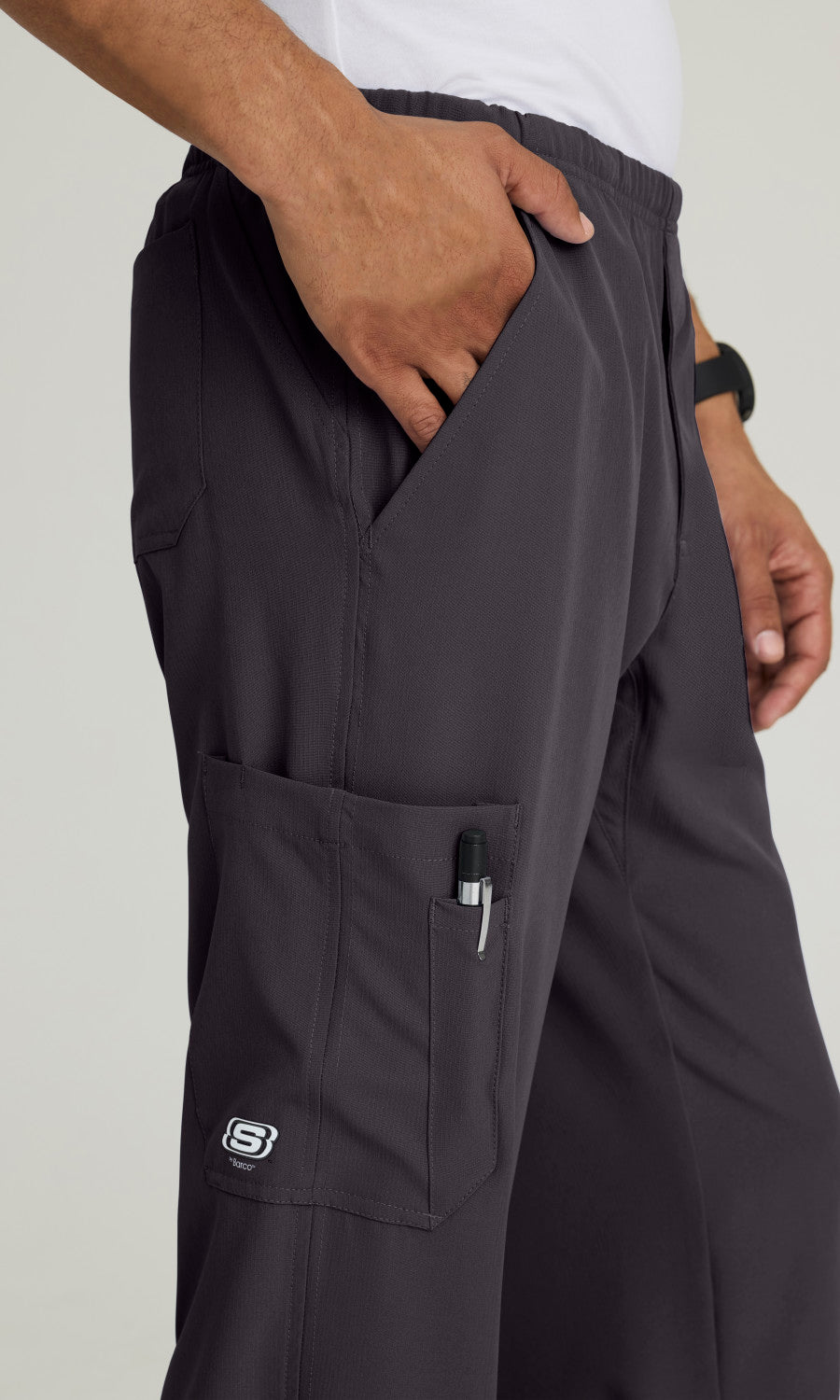 Skechers SK0215 Structure Scrub Pants Pewter