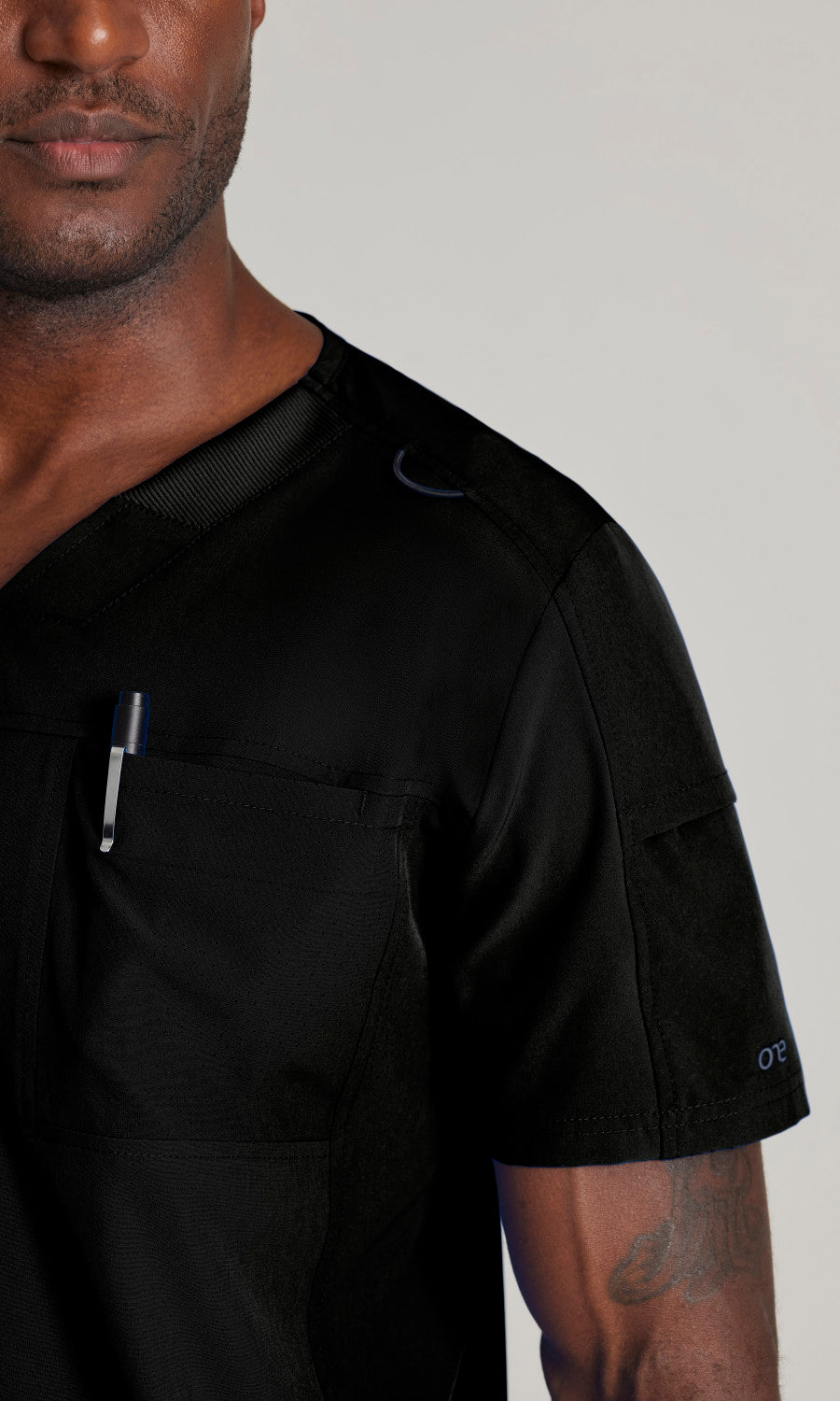 Barco One BOT195 Velocity Scrub Top Black