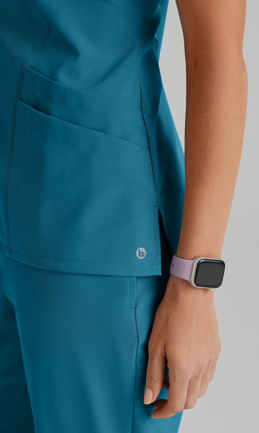 Barco One 5106 Pulse Scrub Top Bahama