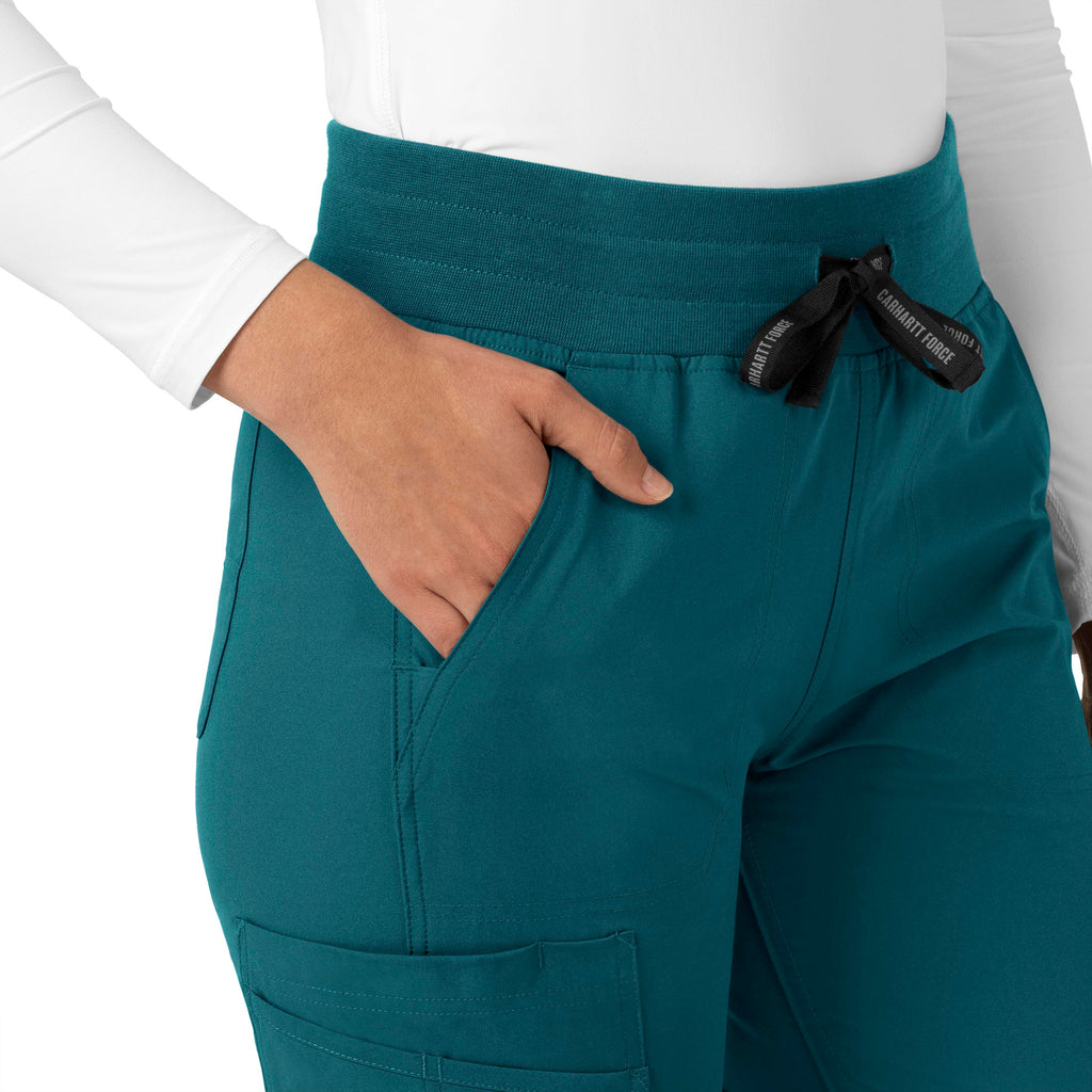 Force Essentials C51113 Jogger Scrub Pants Caribbean Blue