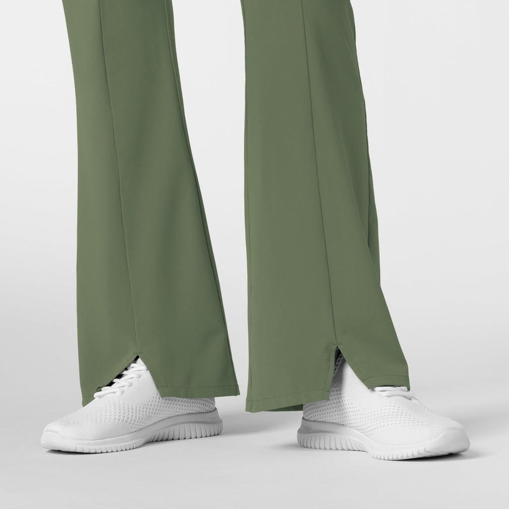 RENEW 5534 Cargo Flare Scrub Pants Olive