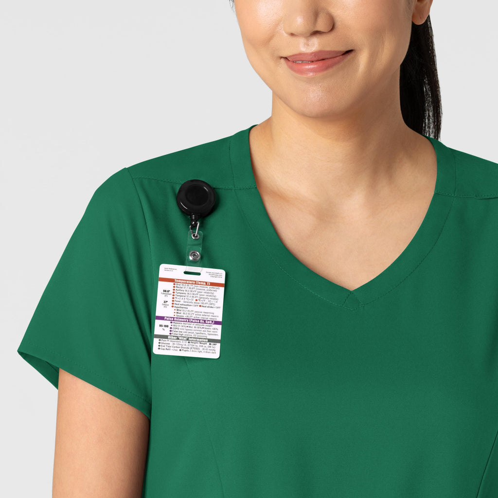 Boundless 6251 2-Pocket V-Neck Scrub Top Hunter