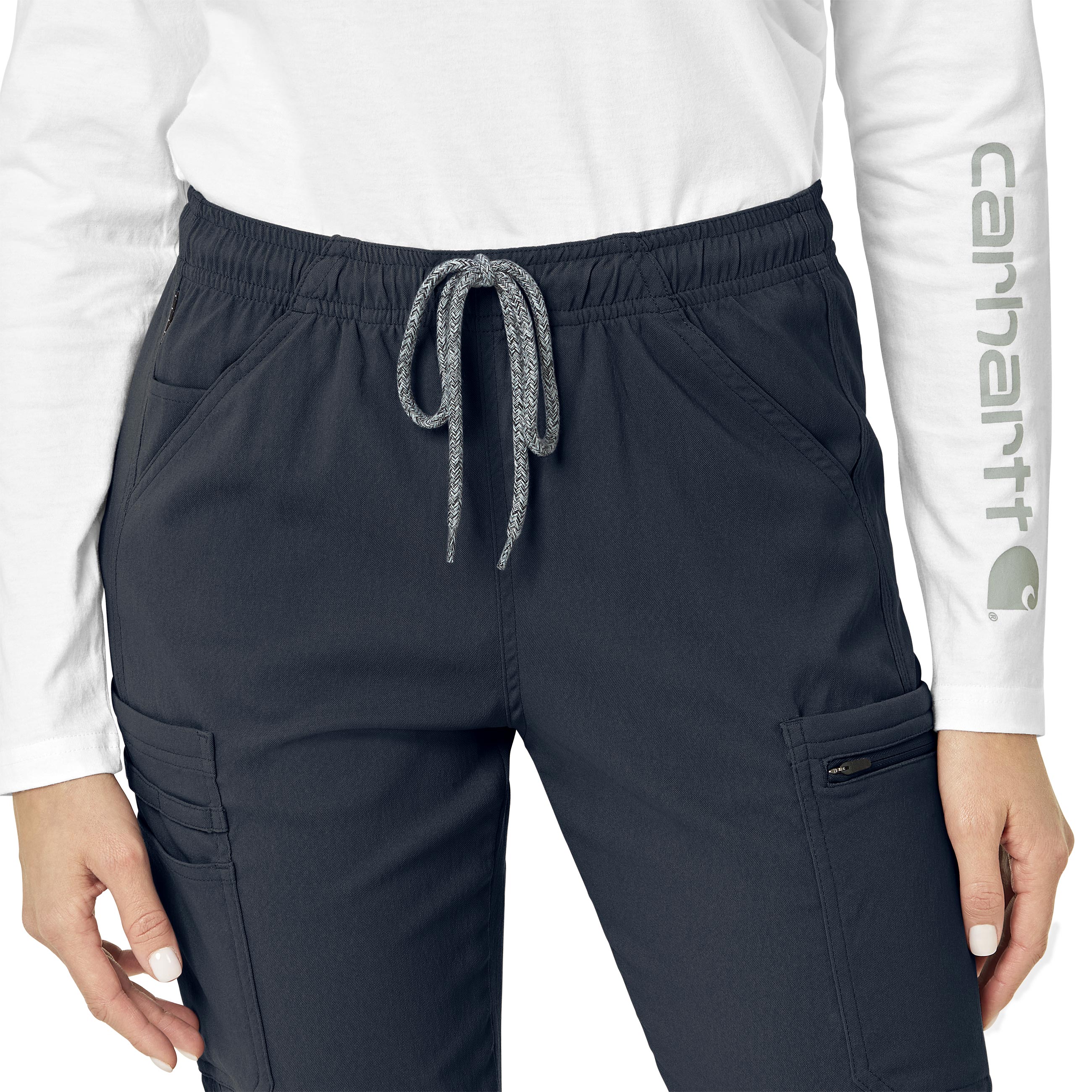Rugged Flex Peak C52137 Cargo Jogger Scrub Pants Navy