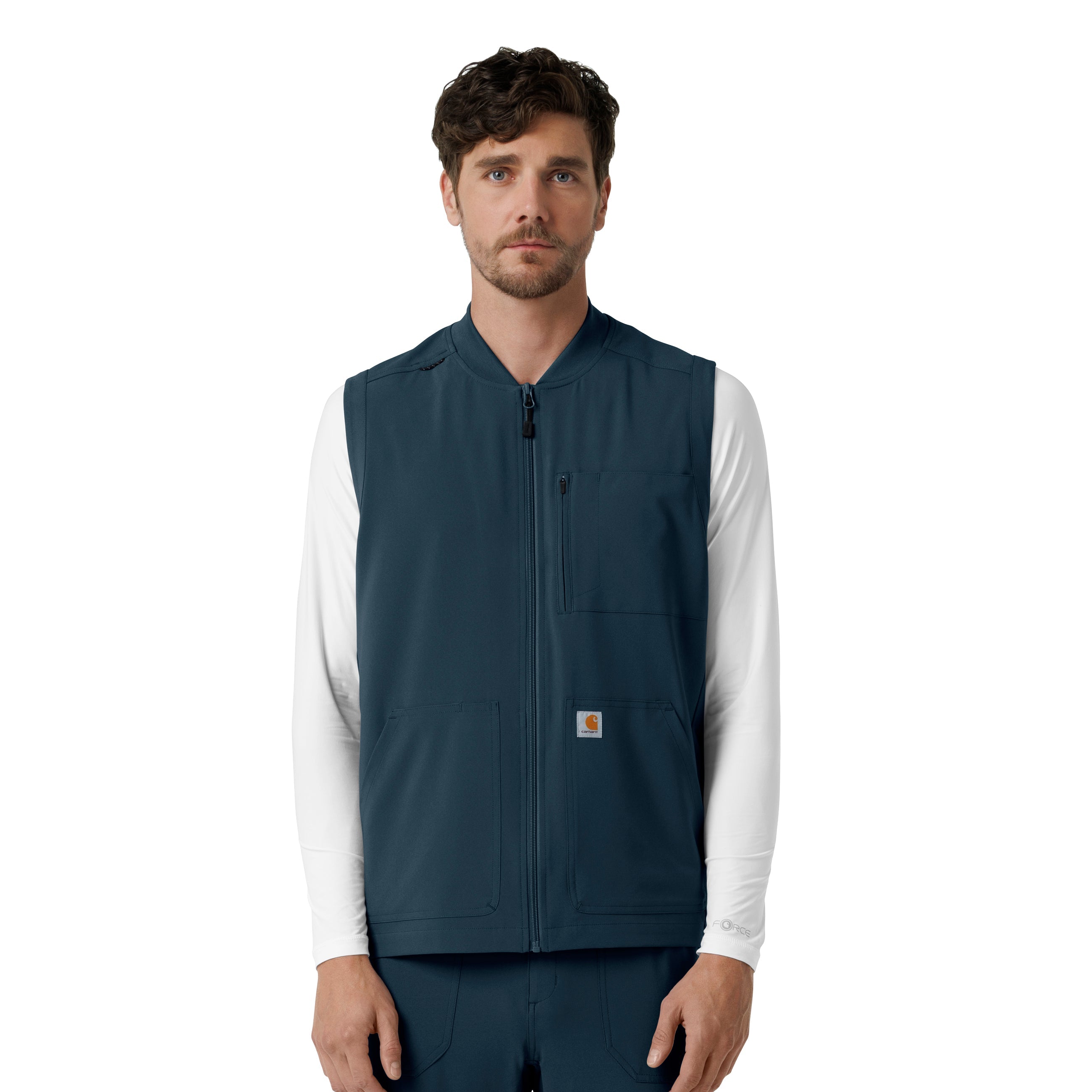 Force Cross-Flex C86510 Men's Lightweight Scrub Vest Navy