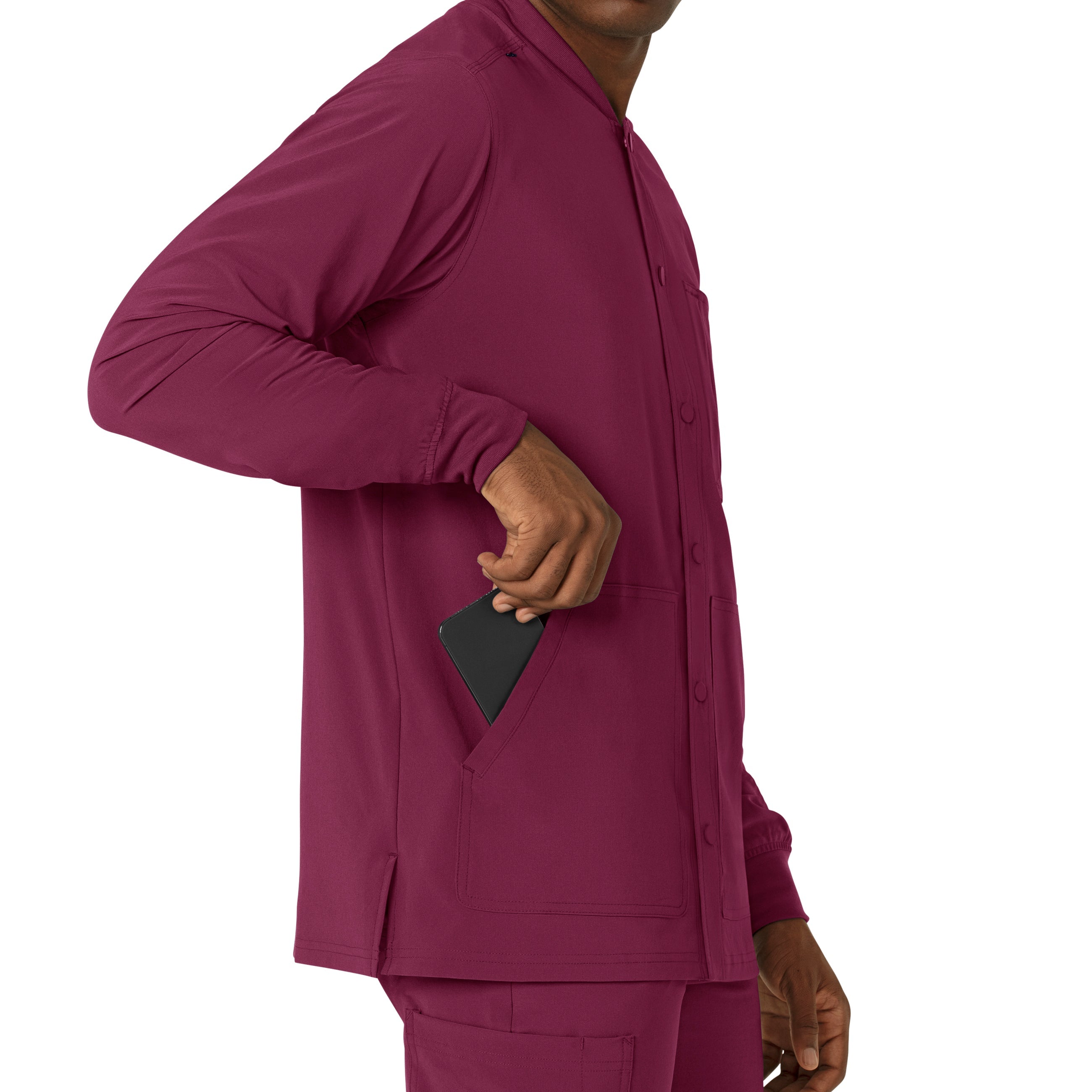 Force Cross-Flex C86210 Men's Shirt Jacket Wine