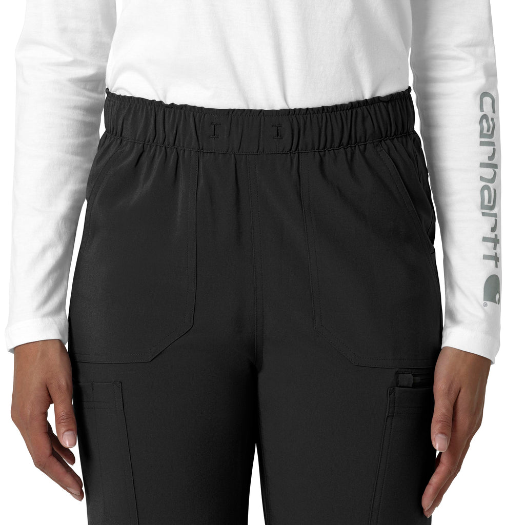 Force Cross-Flex C53210 Straight Leg Cargo Scrub Pants Black