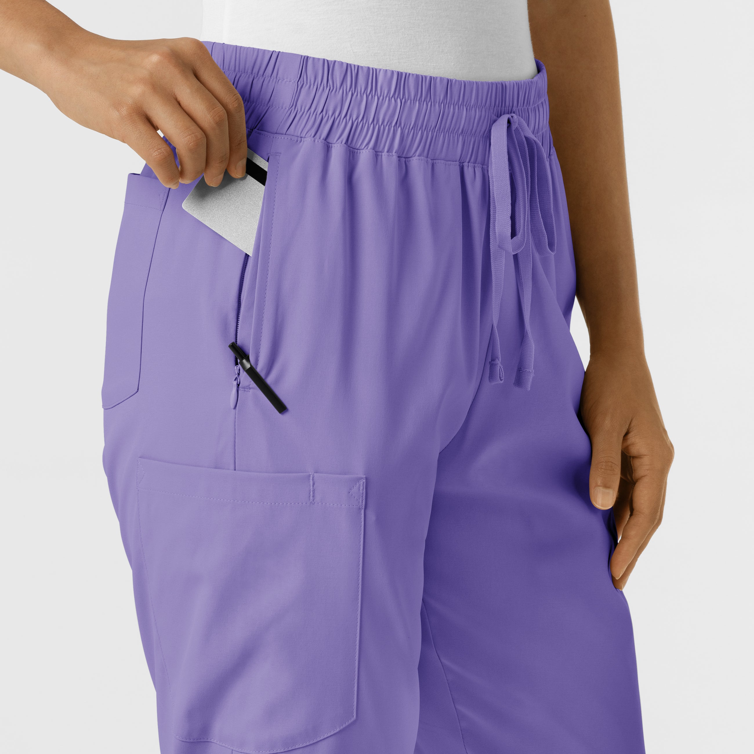 Boundless 5251 Bootcut Scrub Pants Iris Purple