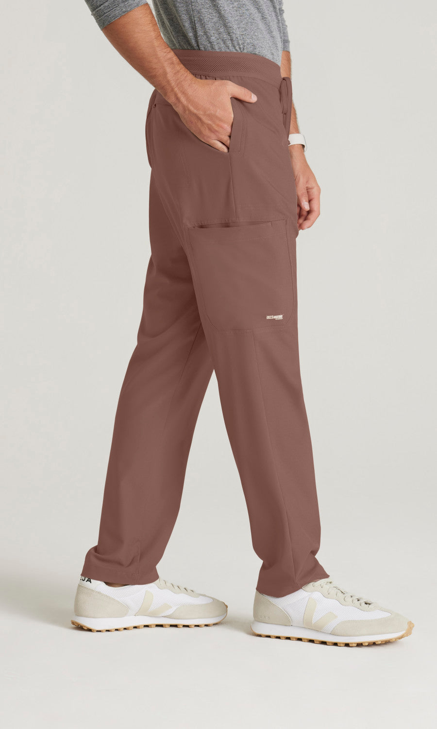 Grey's Anatomy Evolve GSSP649 Highland Scrub Pants Driftwood