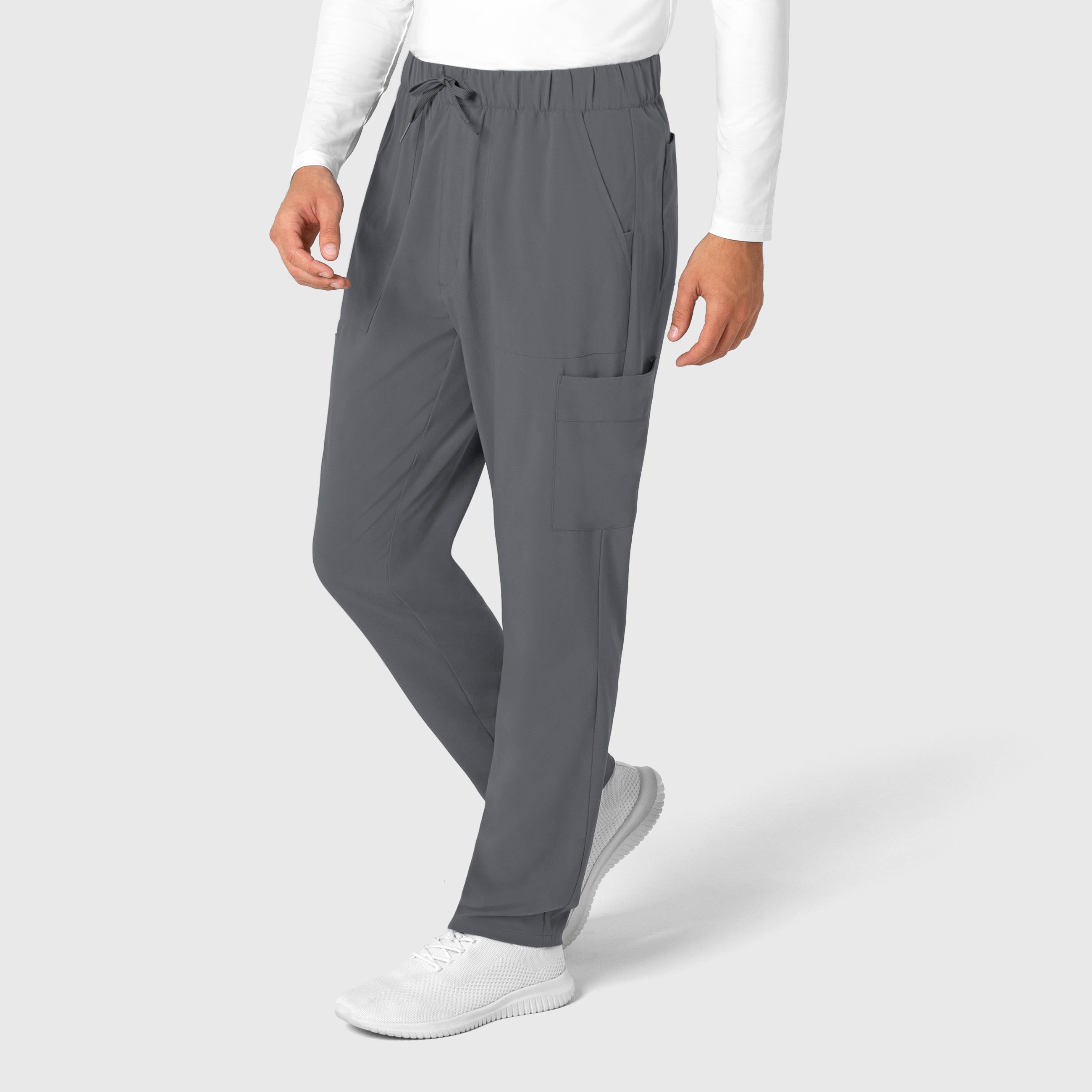RENEW 5834 Men's Tapered Scrub Pants Pewter