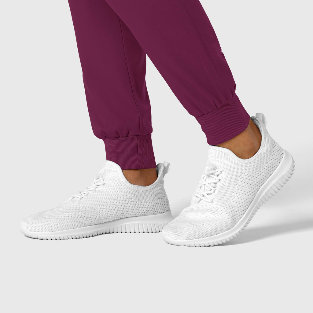 Boundless 5151 Jogger Scrub Pants Wine