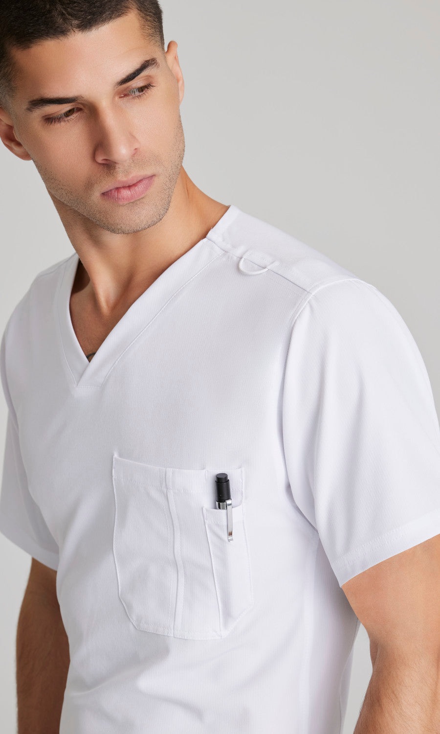 Skechers SK0112 Structure Scrub Top White