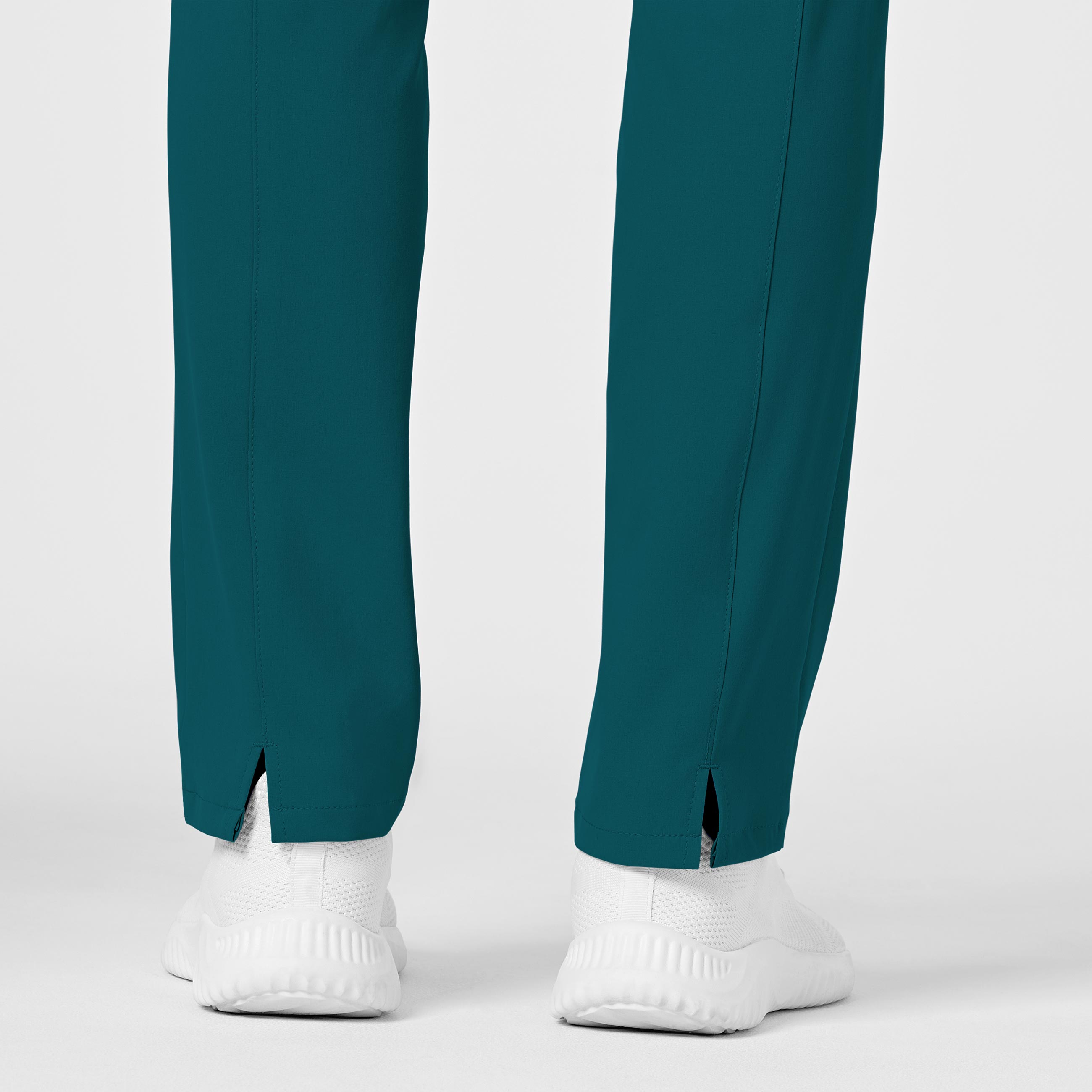 RENEW 5334 High Waist Slim Leg Scrub Pants Caribbean Blue