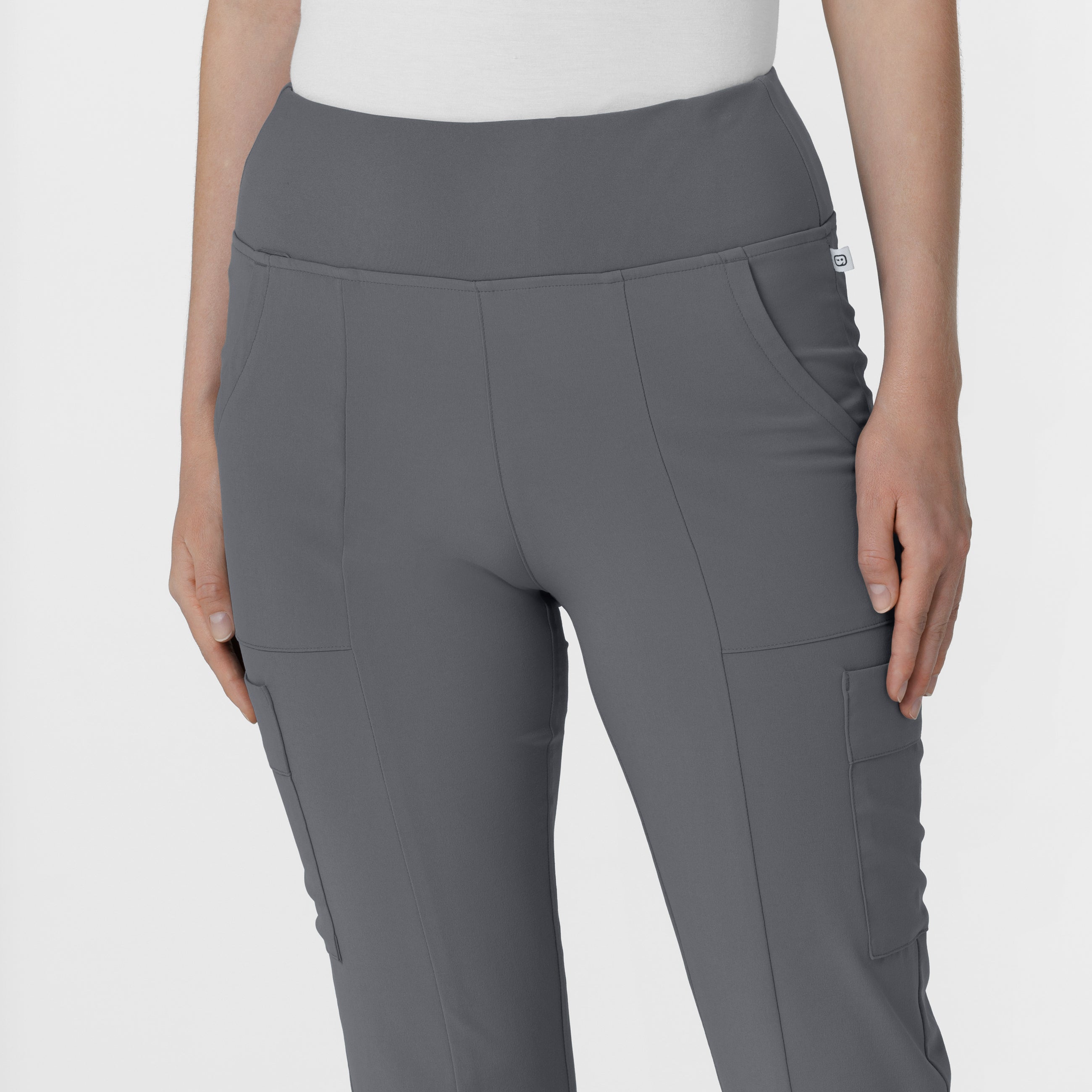 RENEW 5534 Cargo Flare Scrub Pants Pewter