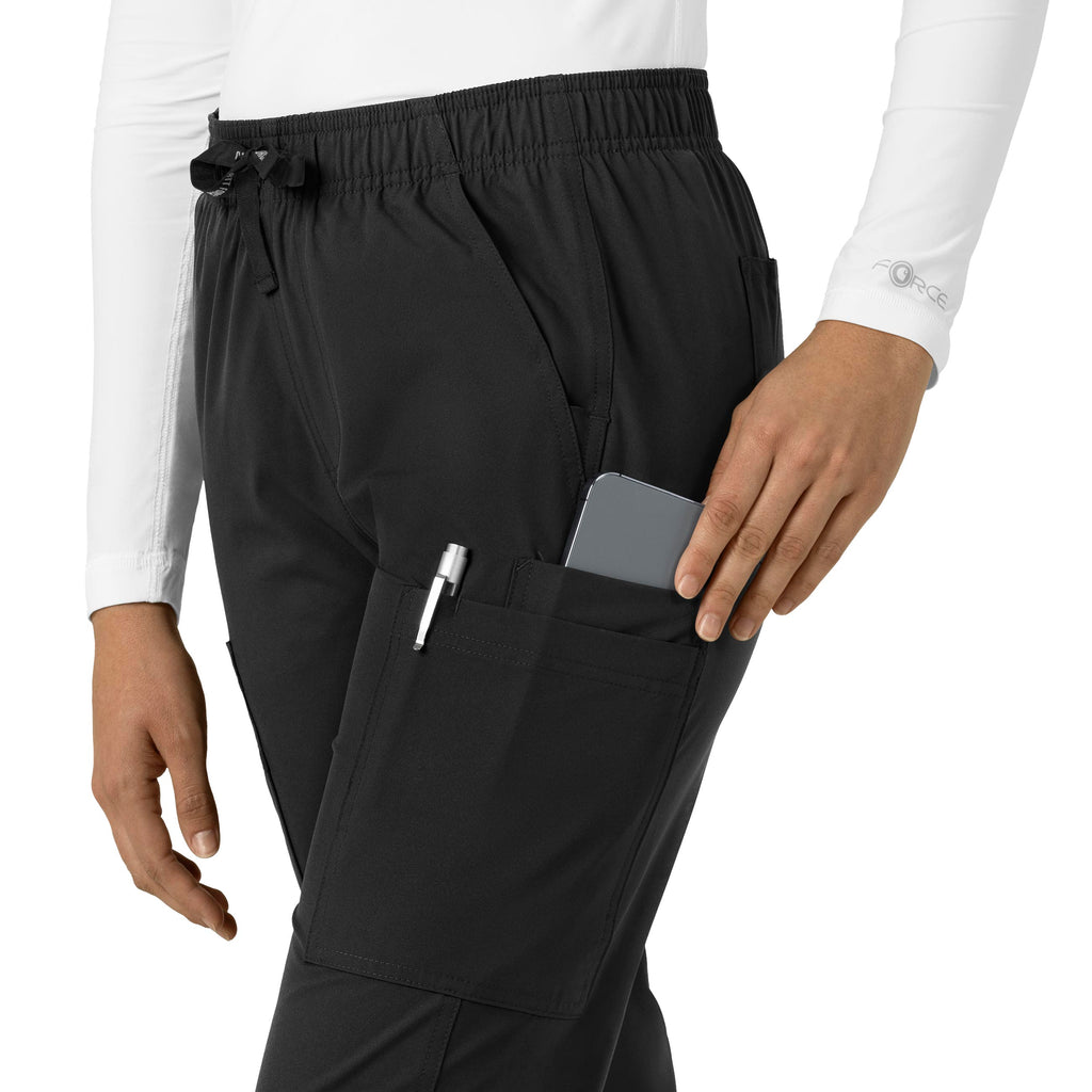 Force Essentials C51213 Straight Leg Scrub Pants Black